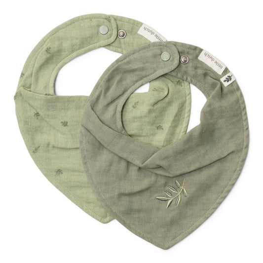 Bandana slab tweedelig groen "Pure Sage"