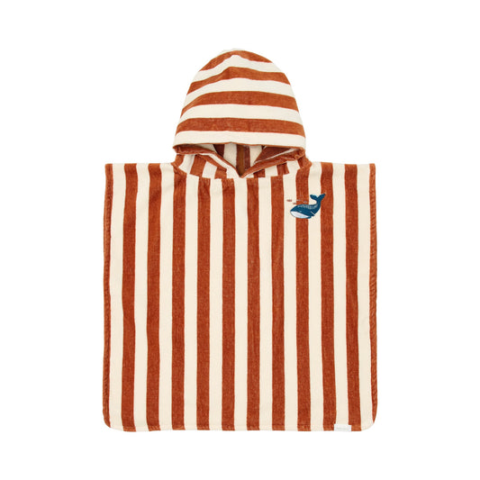 Badponcho Ocean World Brown Stripes