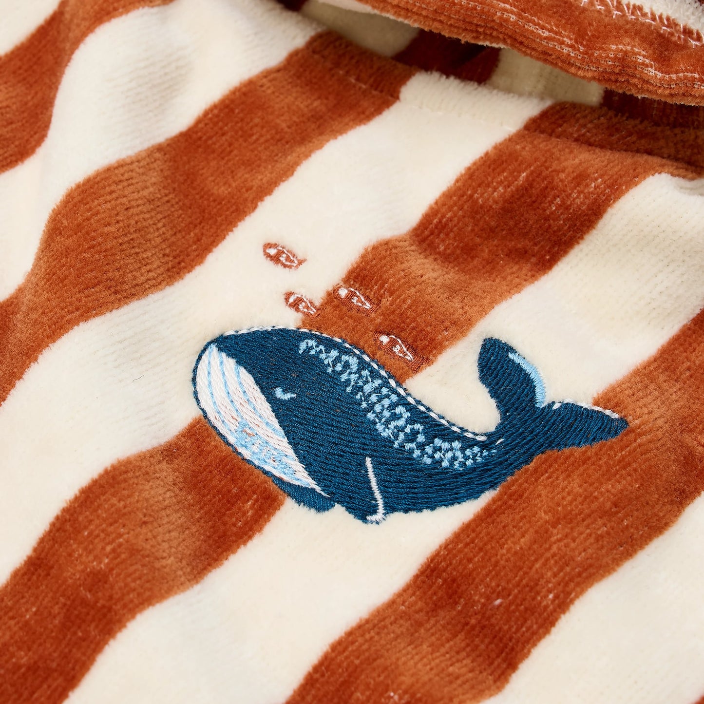 Badponcho Ocean World Brown Stripes