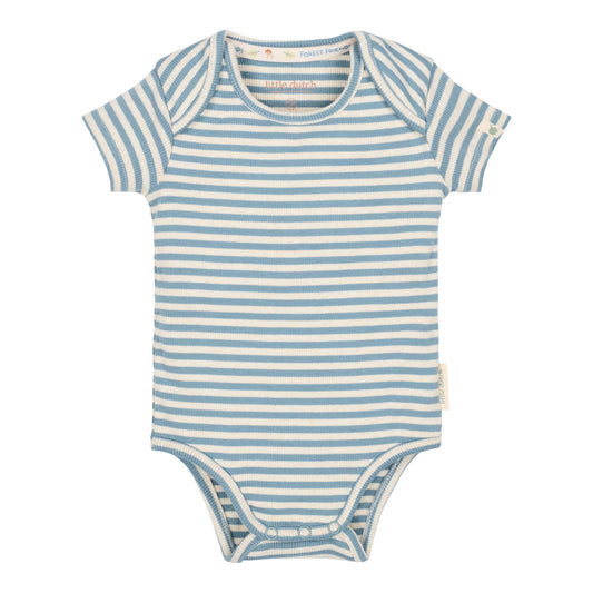 Romper korte mouw "Stone Blue Stripe"