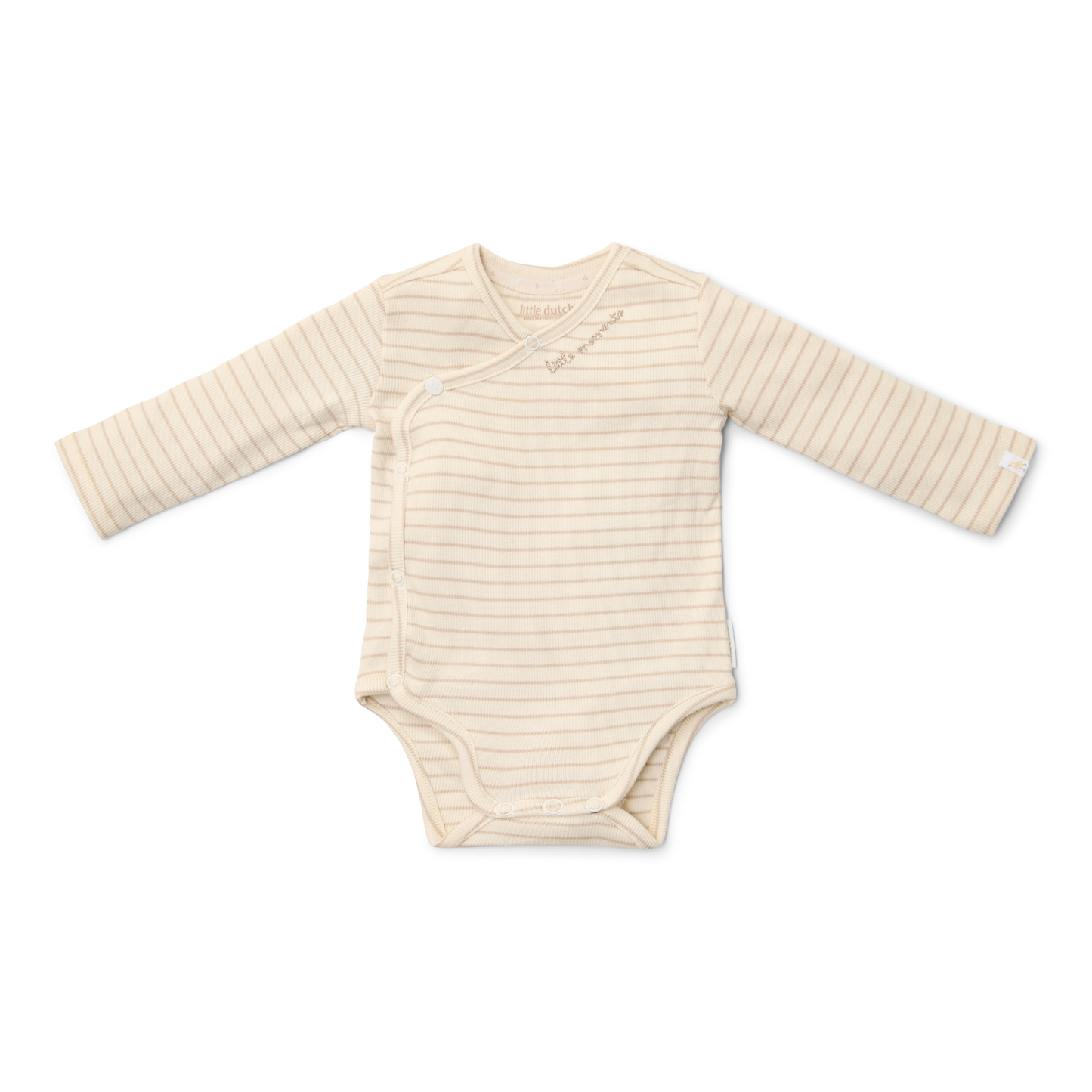 Romper overslag lange mouw stripe Little Goose