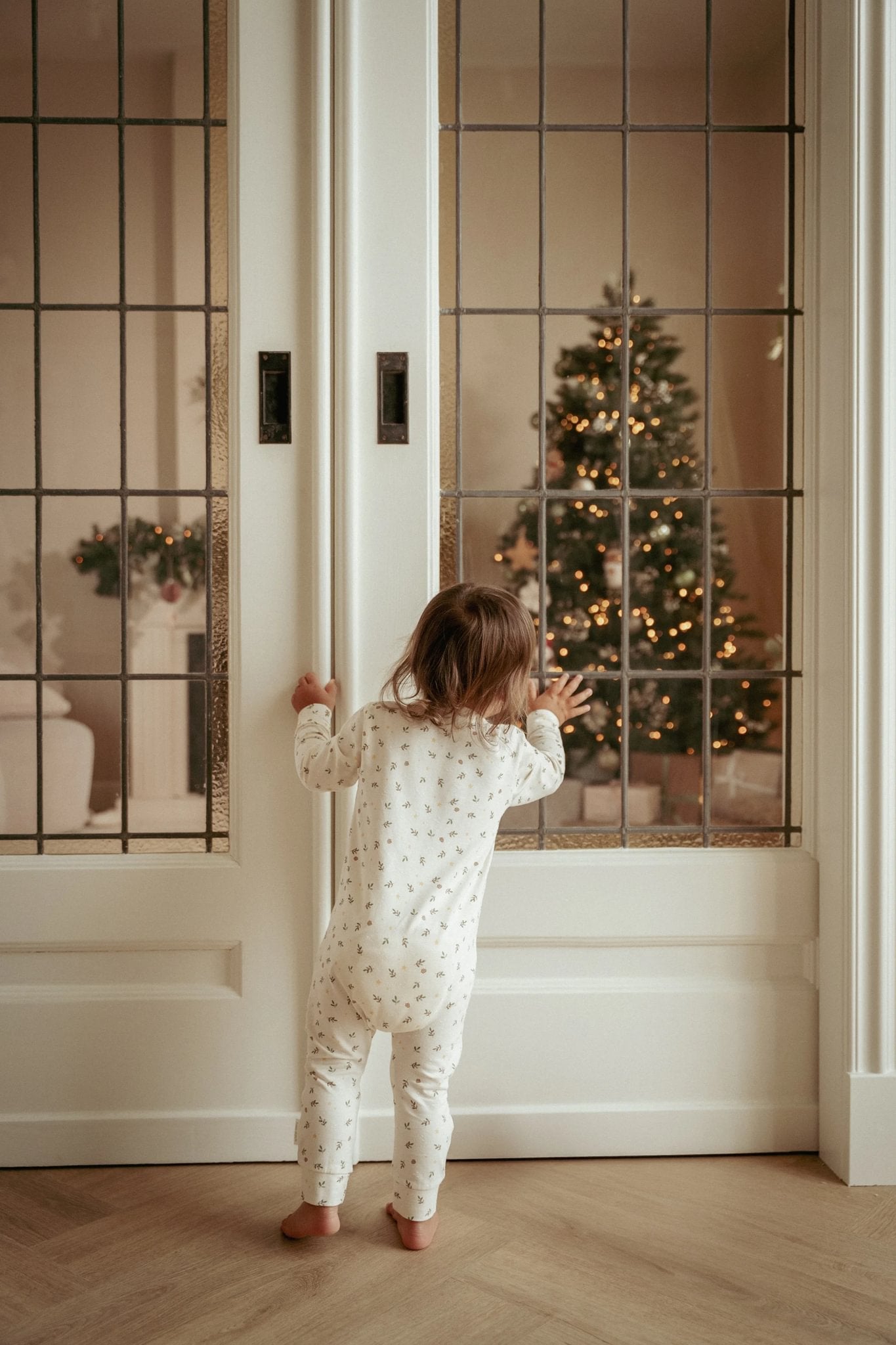 Kerstpyjama "Little Christmas" (eendelig)