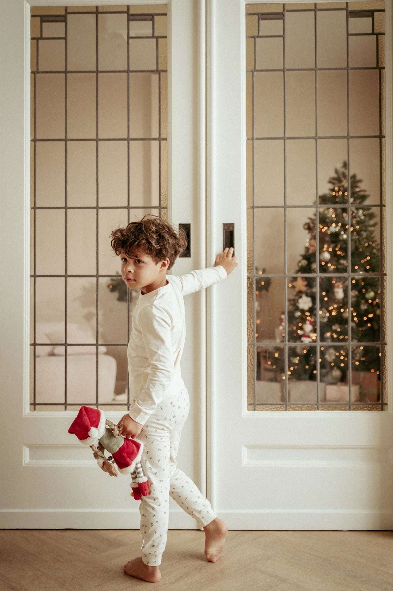 Kerstpyjama "Little Christmas" tweedelig