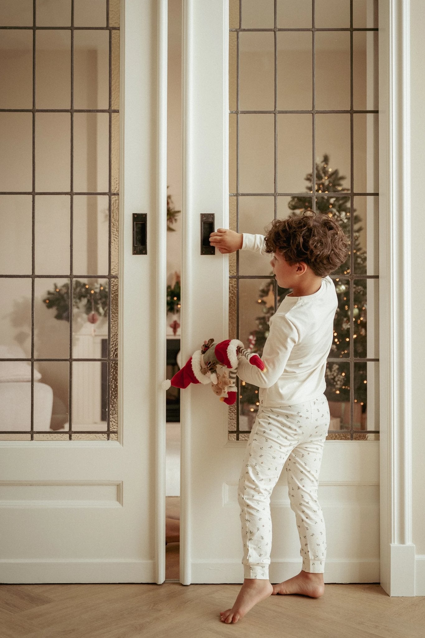 Kerstpyjama "Little Christmas" tweedelig