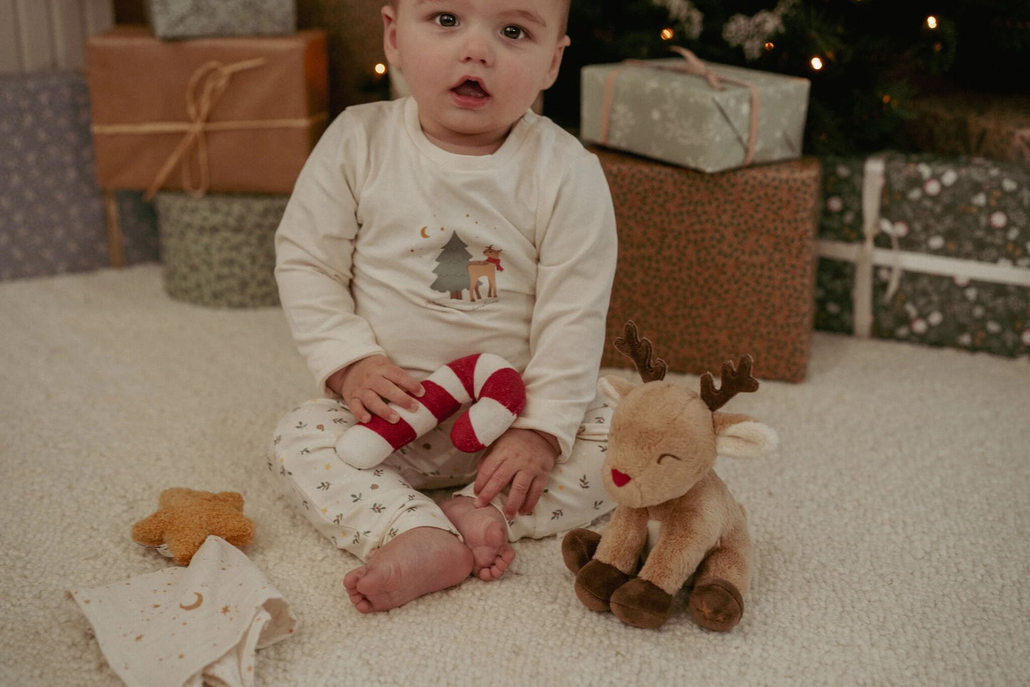 Kerstpyjama "Little Christmas" tweedelig