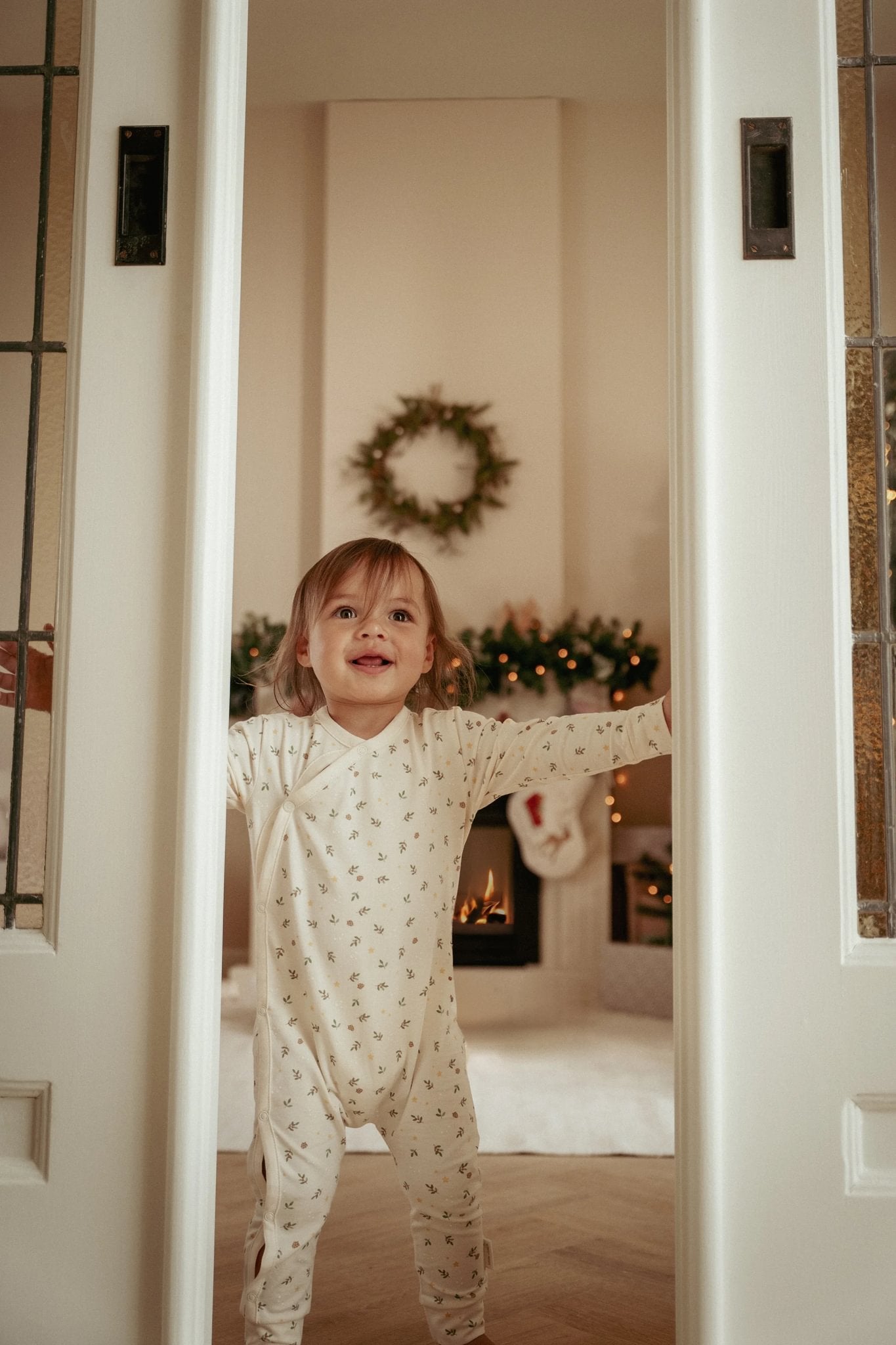 Kerstpyjama "Little Christmas" (eendelig)