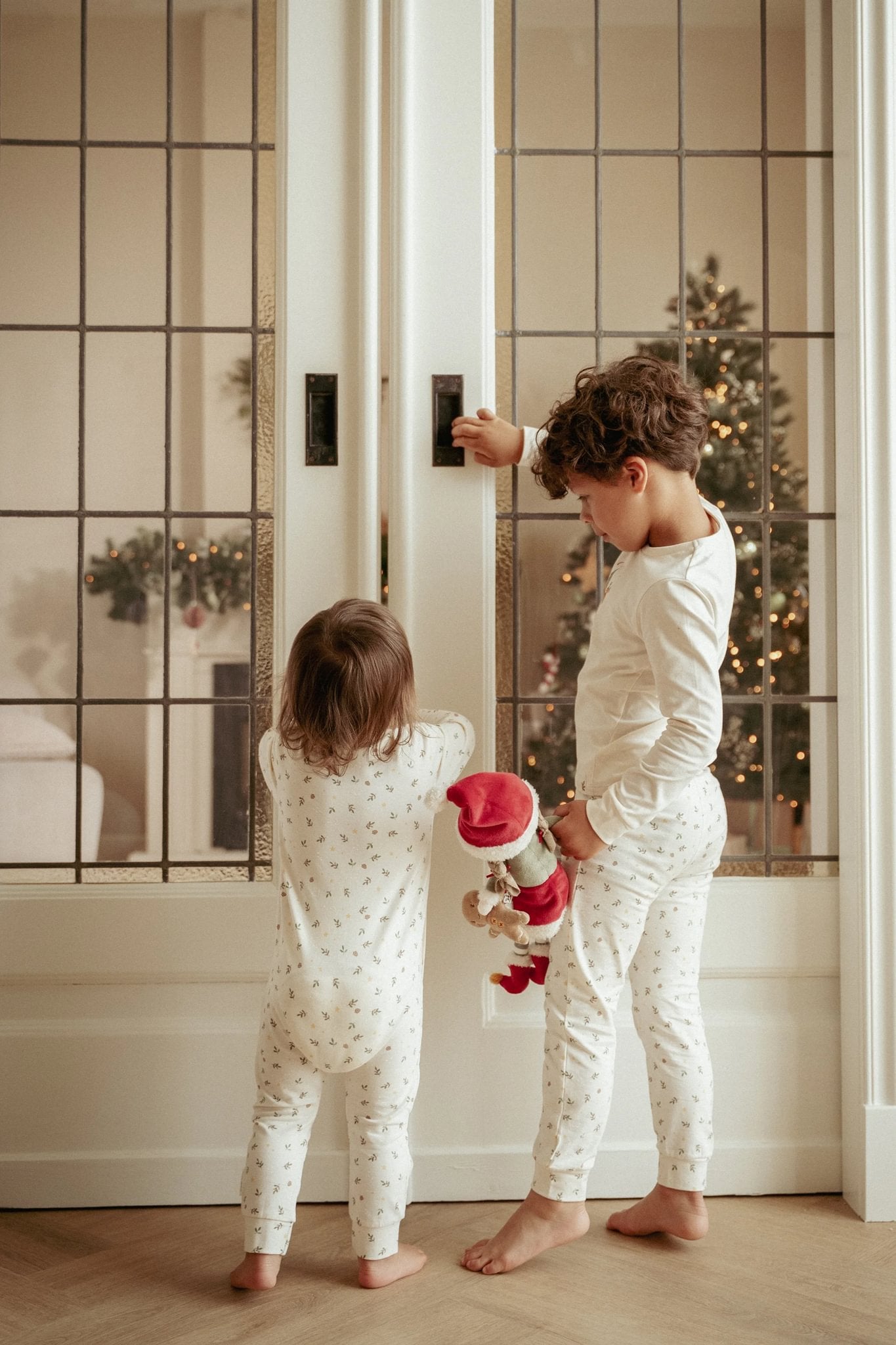 Kerstpyjama "Little Christmas" tweedelig