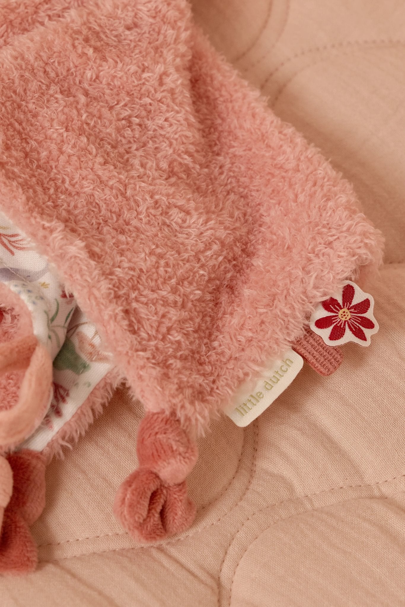 Knuffeldoekje flamingo