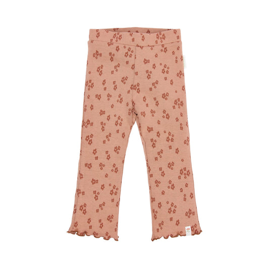 Flared broek "Safari Bloom"