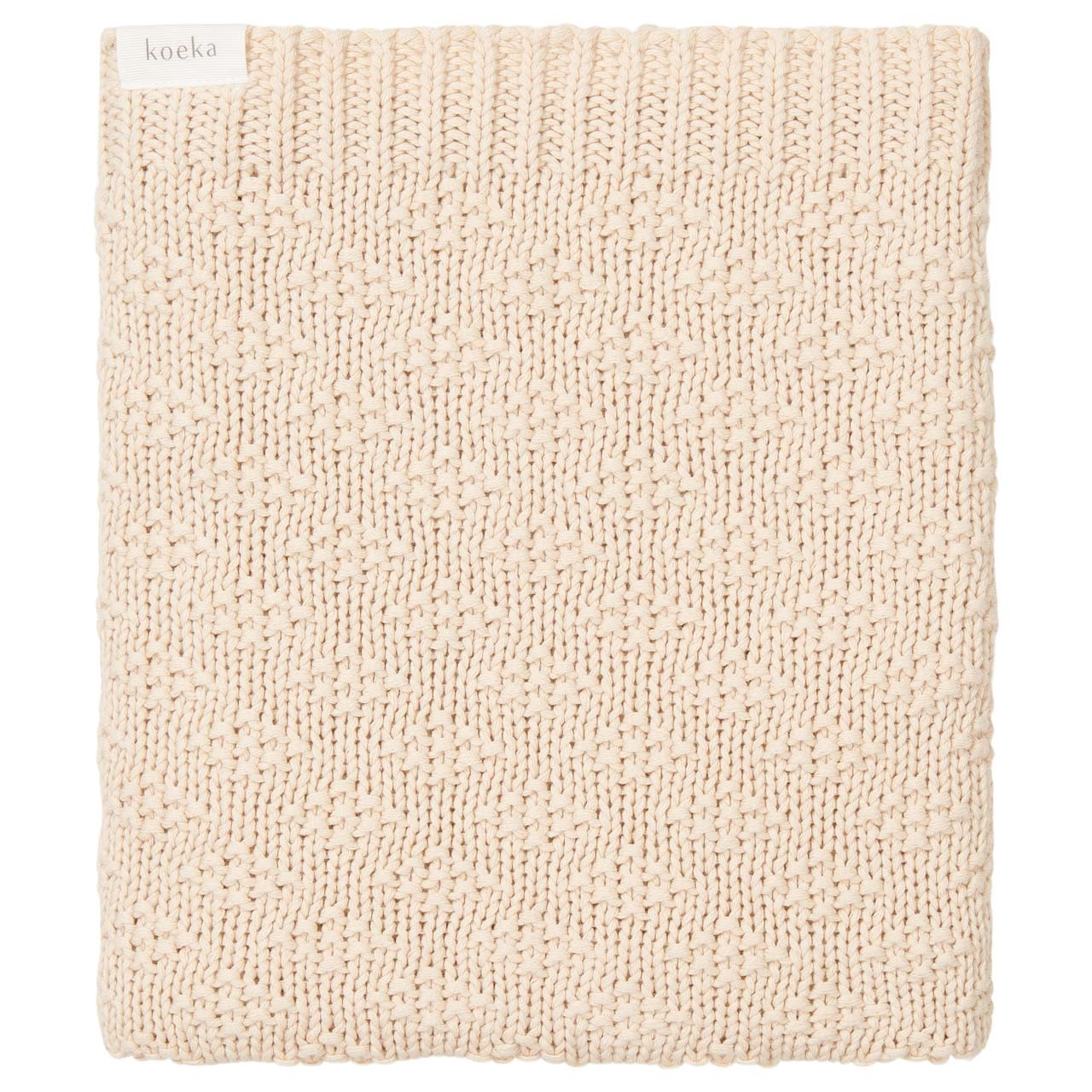 Koeka wiegdeken Braga warm white