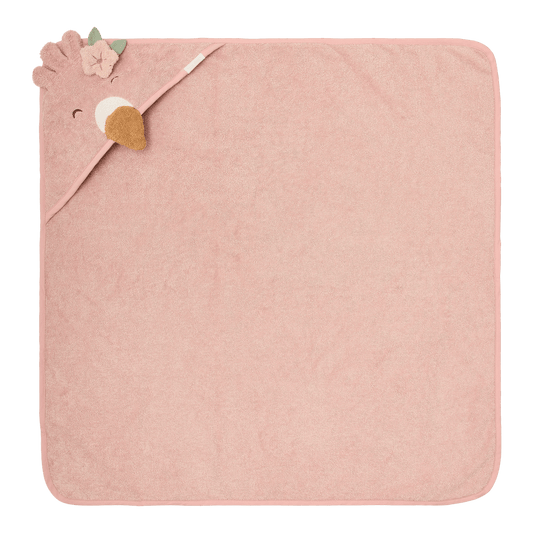 Badcape flamingo 75x75cm
