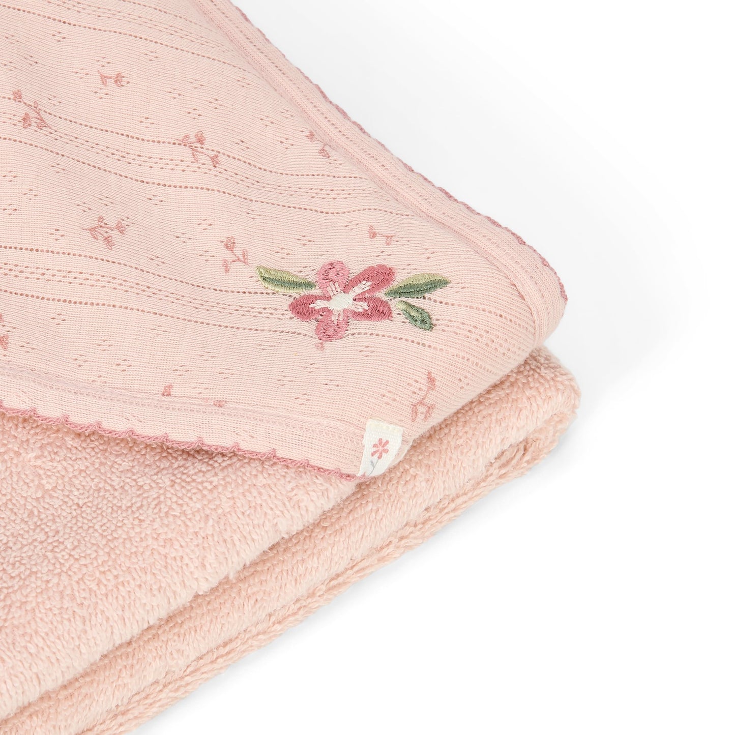 Badcape roze 75x75cm "Pure Blossom"