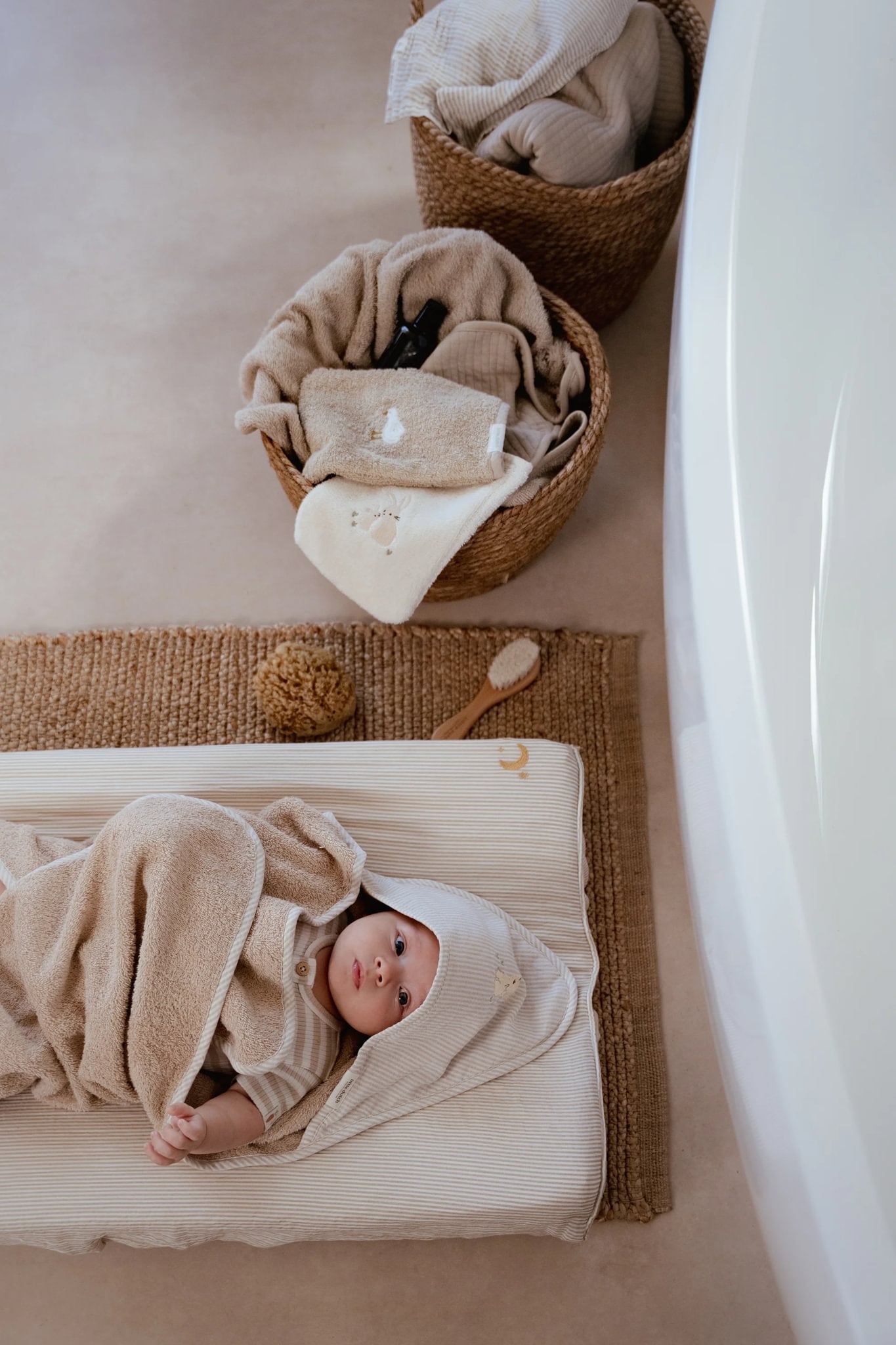 Washandjes geborduurd "Baby Bunny"