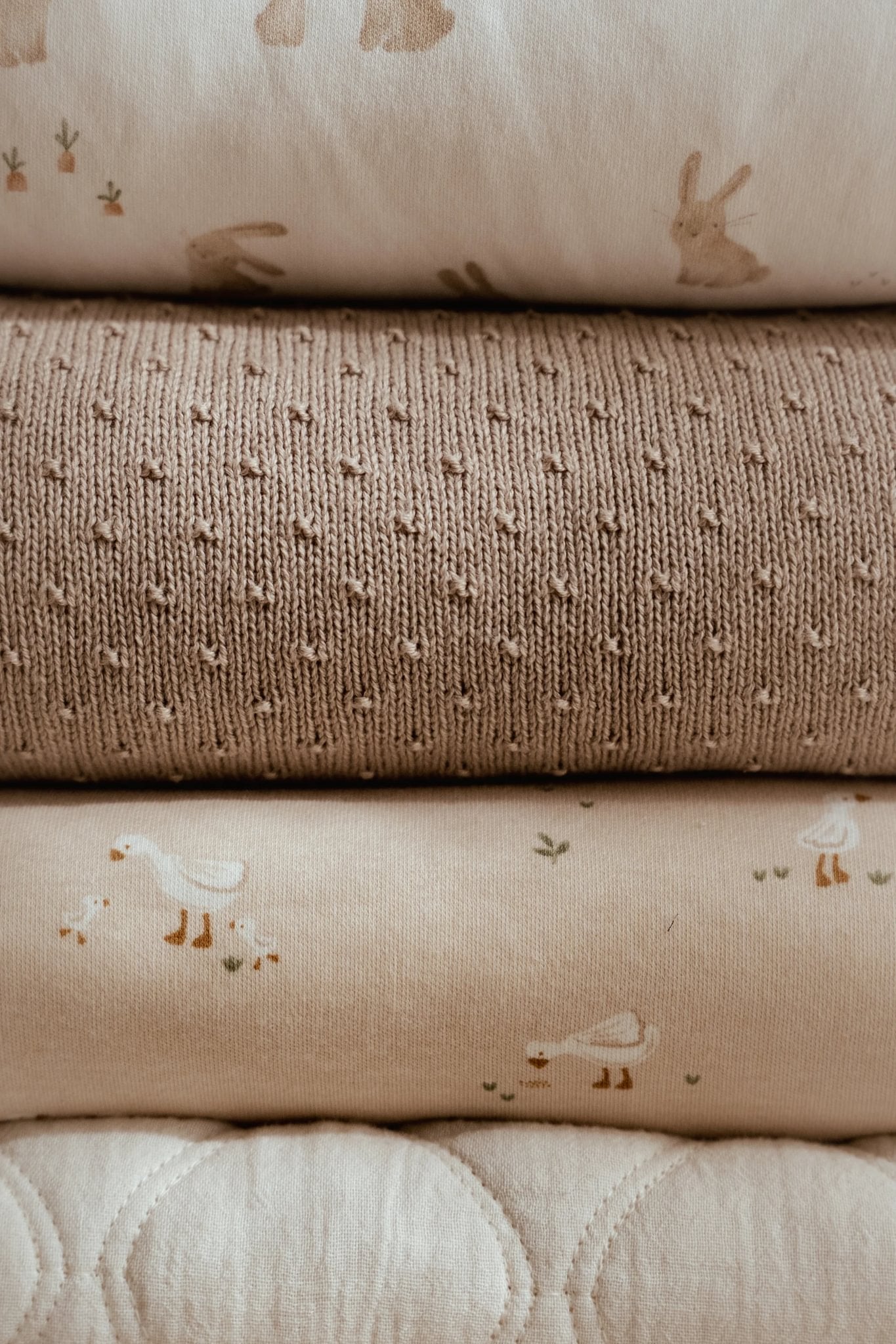 Wiegdeken fleece "Little Goose"