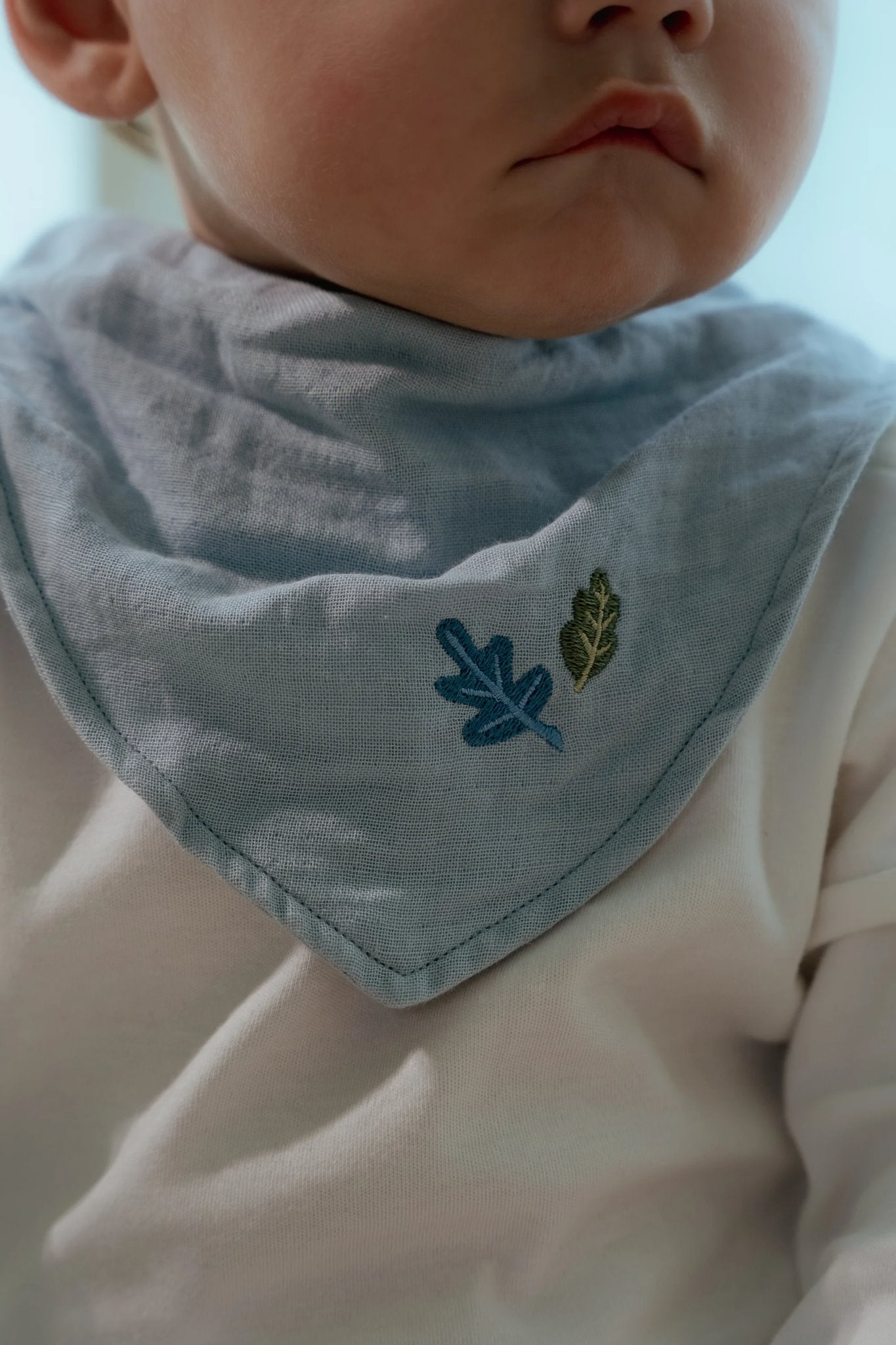 Bandana slab tweedelig blauw "Pure Denim Blue"