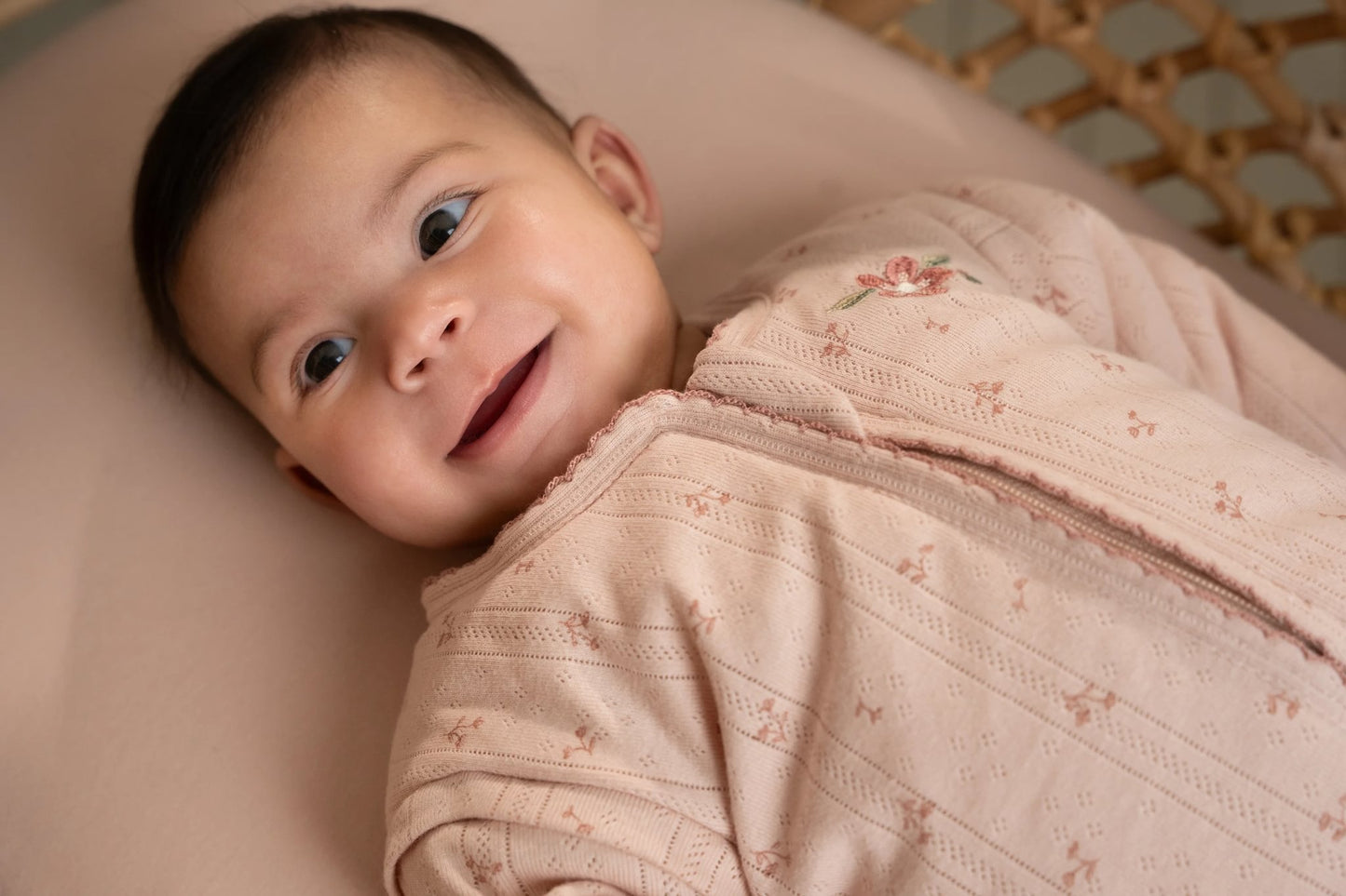 Slaapzak winter pink "Pure Blossom"