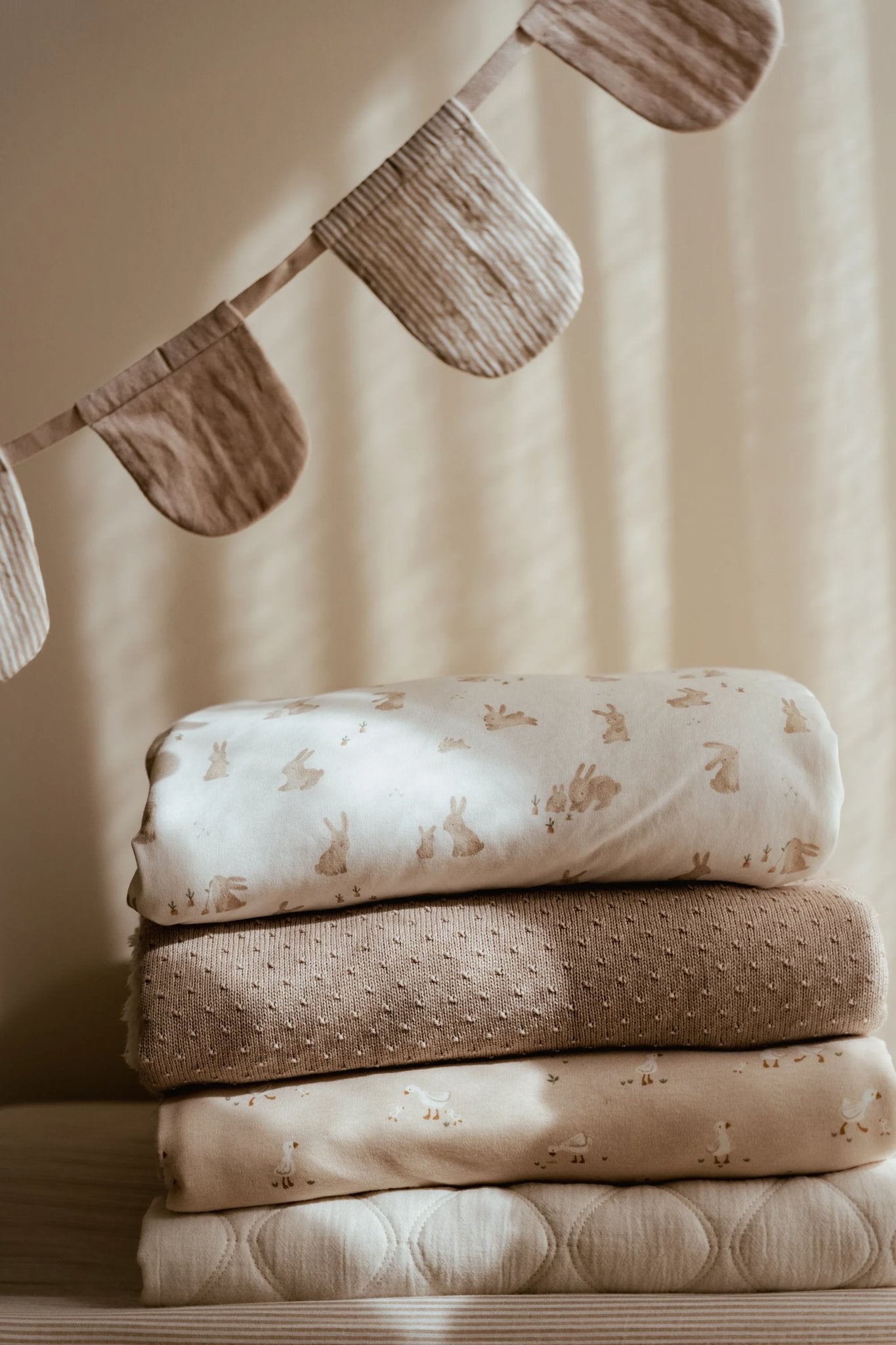 Wiegdeken fleece "Little Goose"