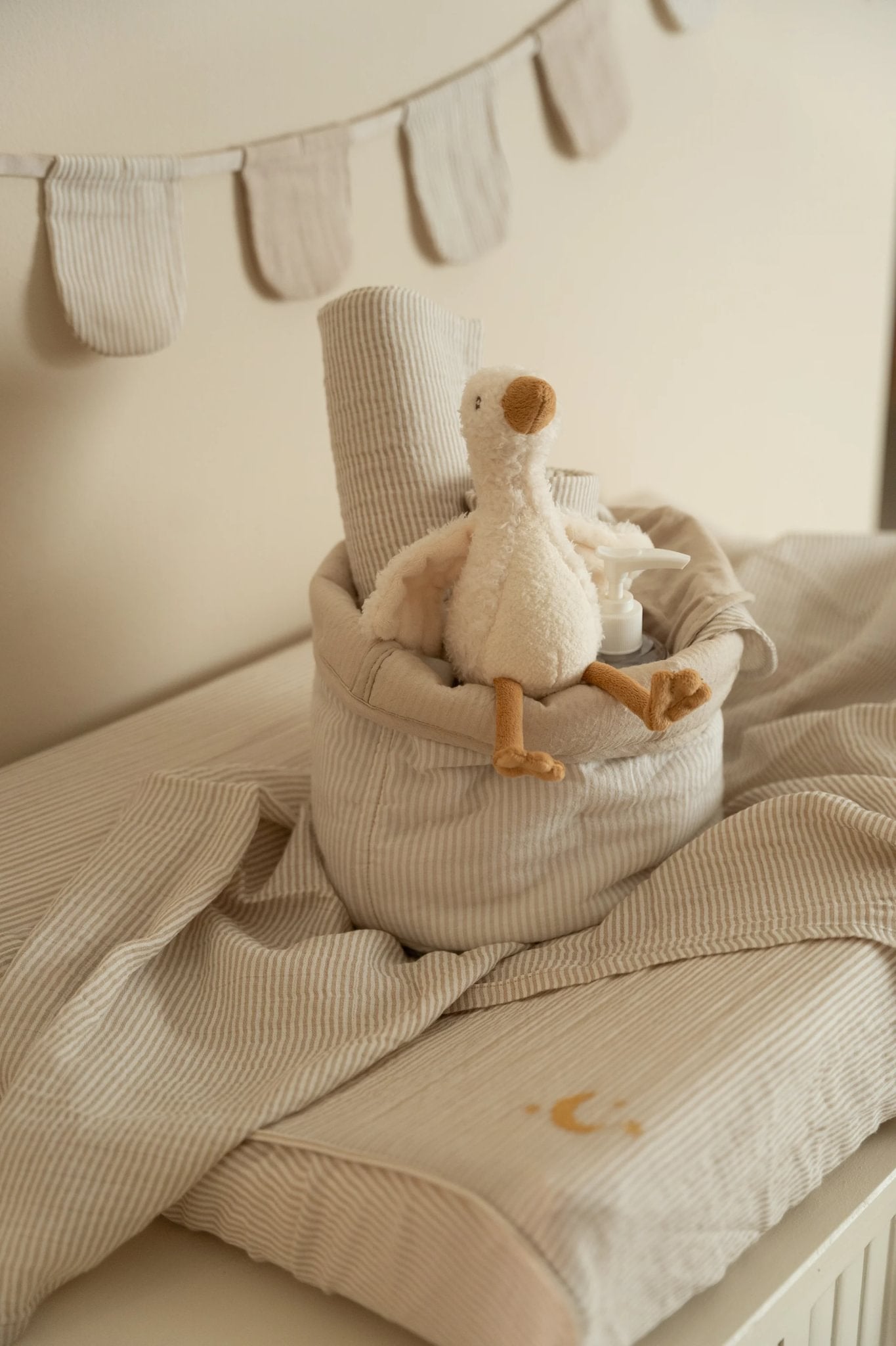 Aankleedkussenhoes beige "Pure Soft Beige"