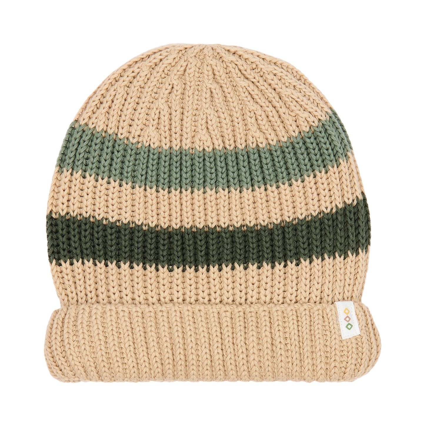 Gebreide muts "Warm Taupe" 74-86