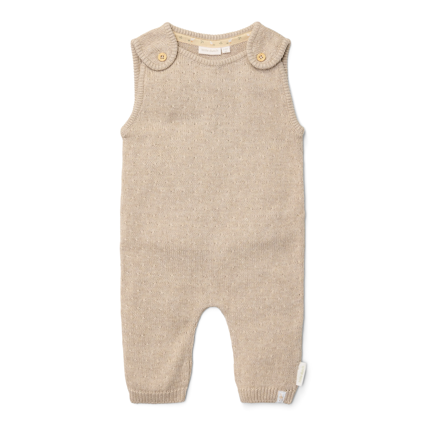Gebreid boxpakje beige Little Goose