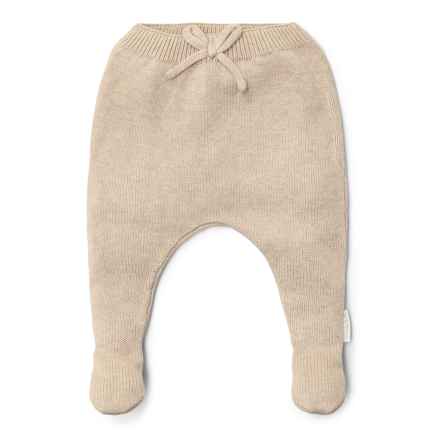 Gebreid broekje beige Little Goose