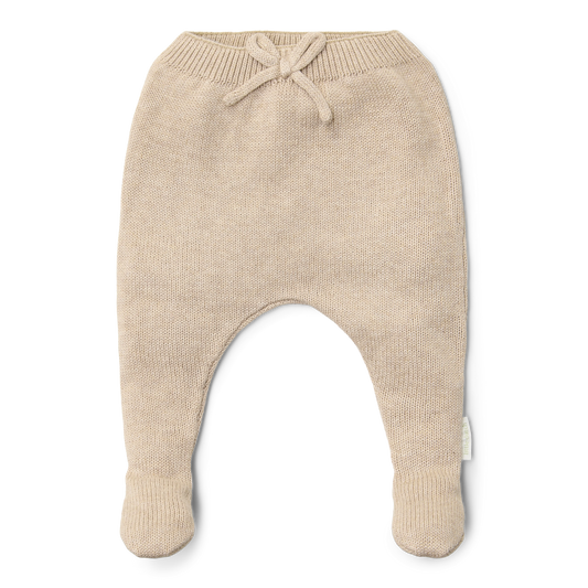 Gebreid broekje beige Little Goose