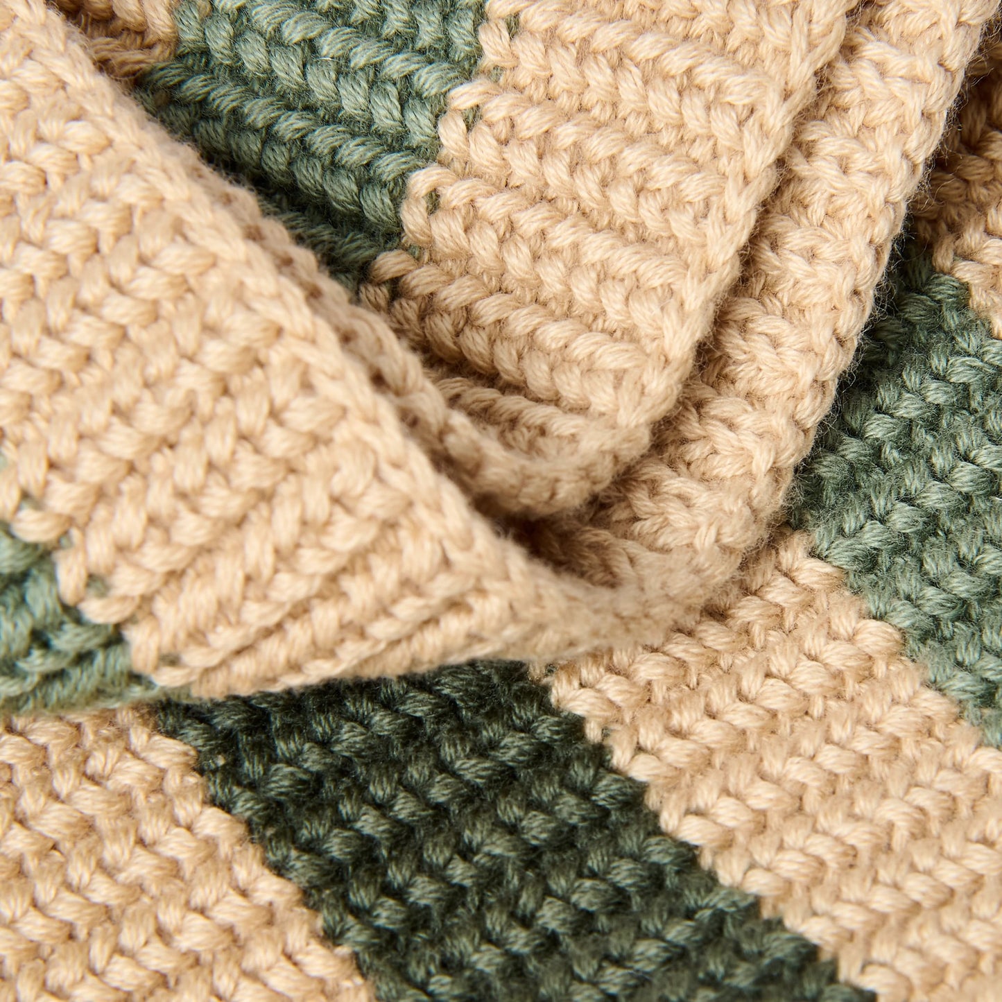 Gebreide sjaal "Warm Taupe"
