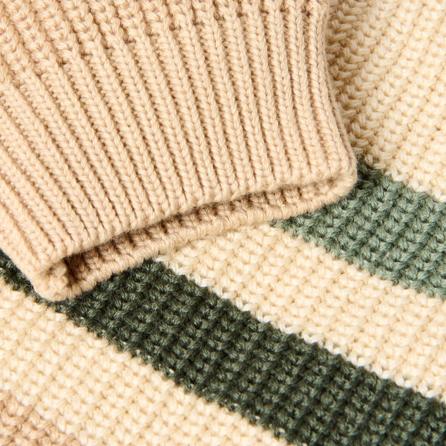Gebreide trui "Warm Taupe"