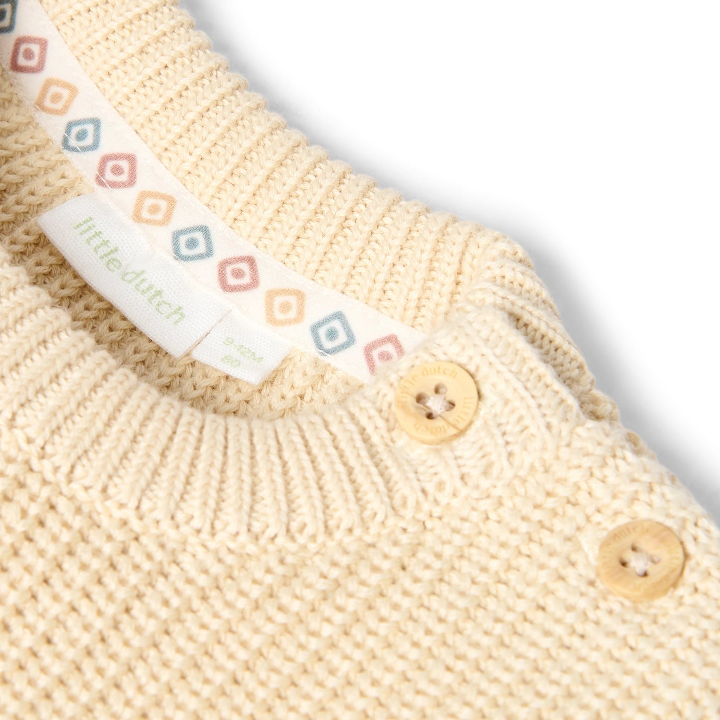 Gebreide trui "Warm Taupe"