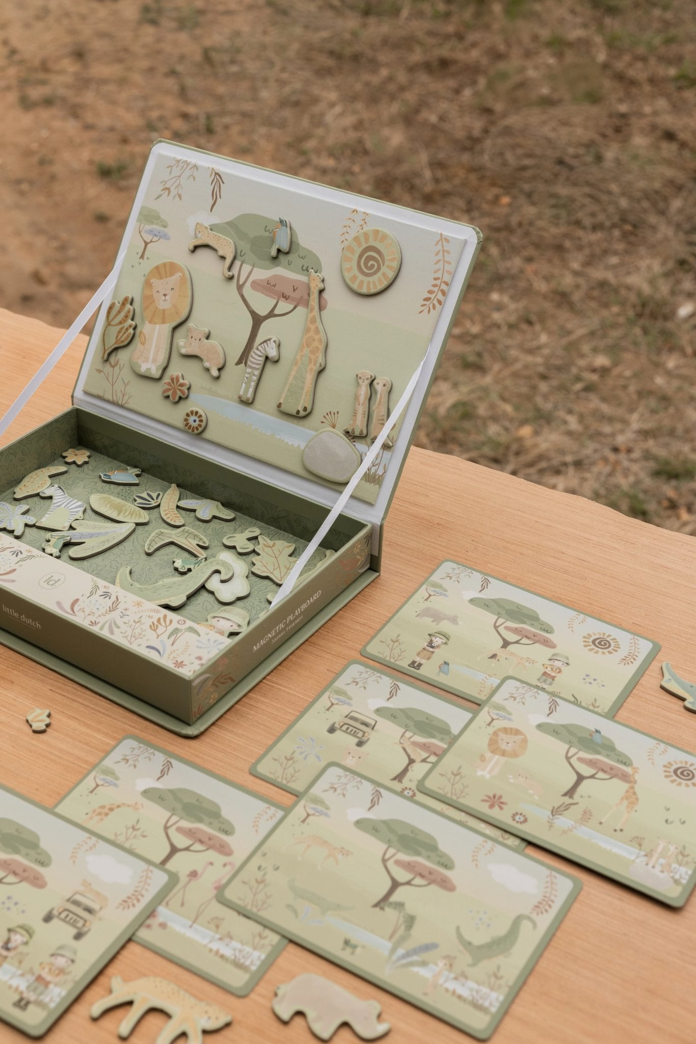Magnetisch speelbord "Safari"