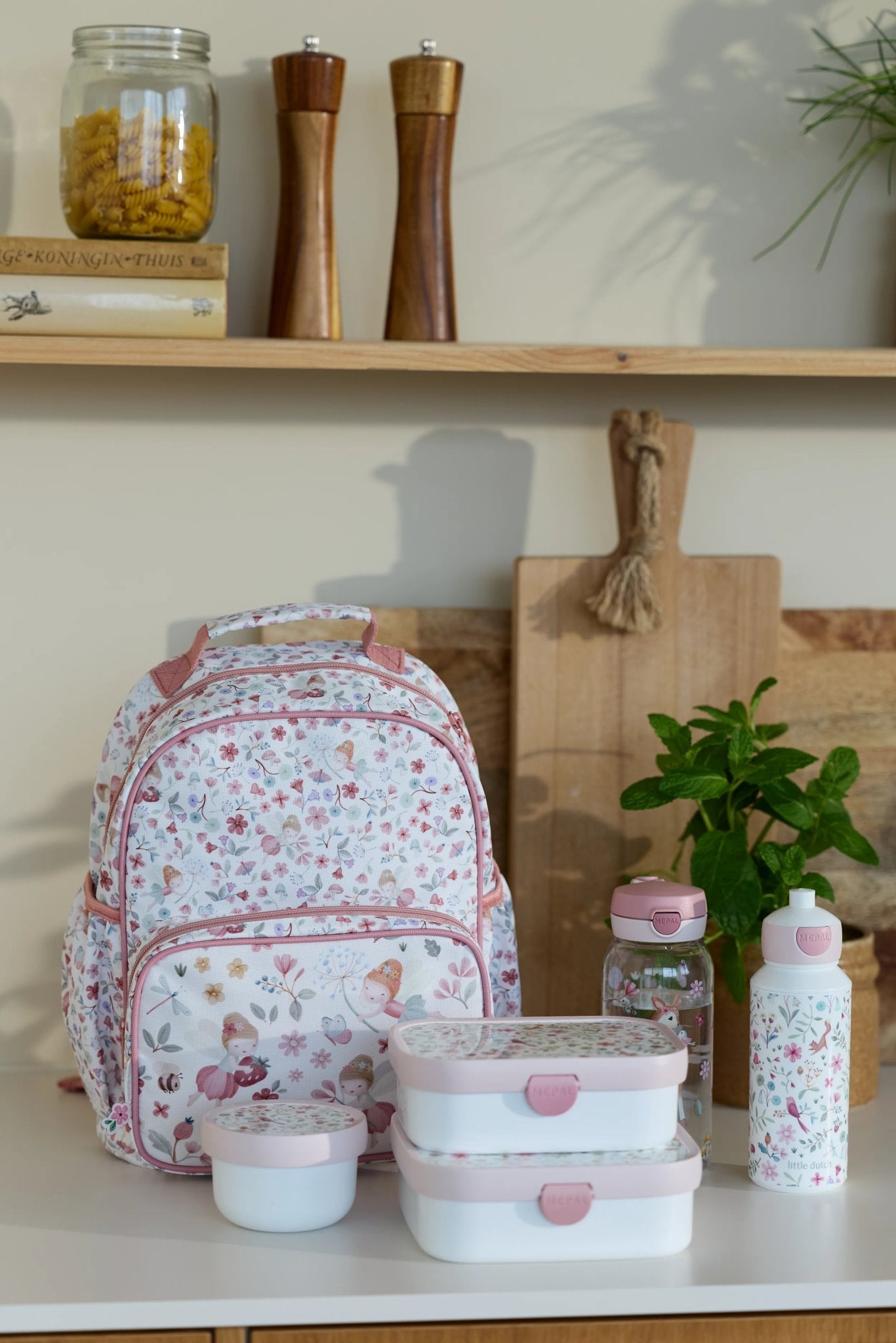 Rugzak roze 35cm