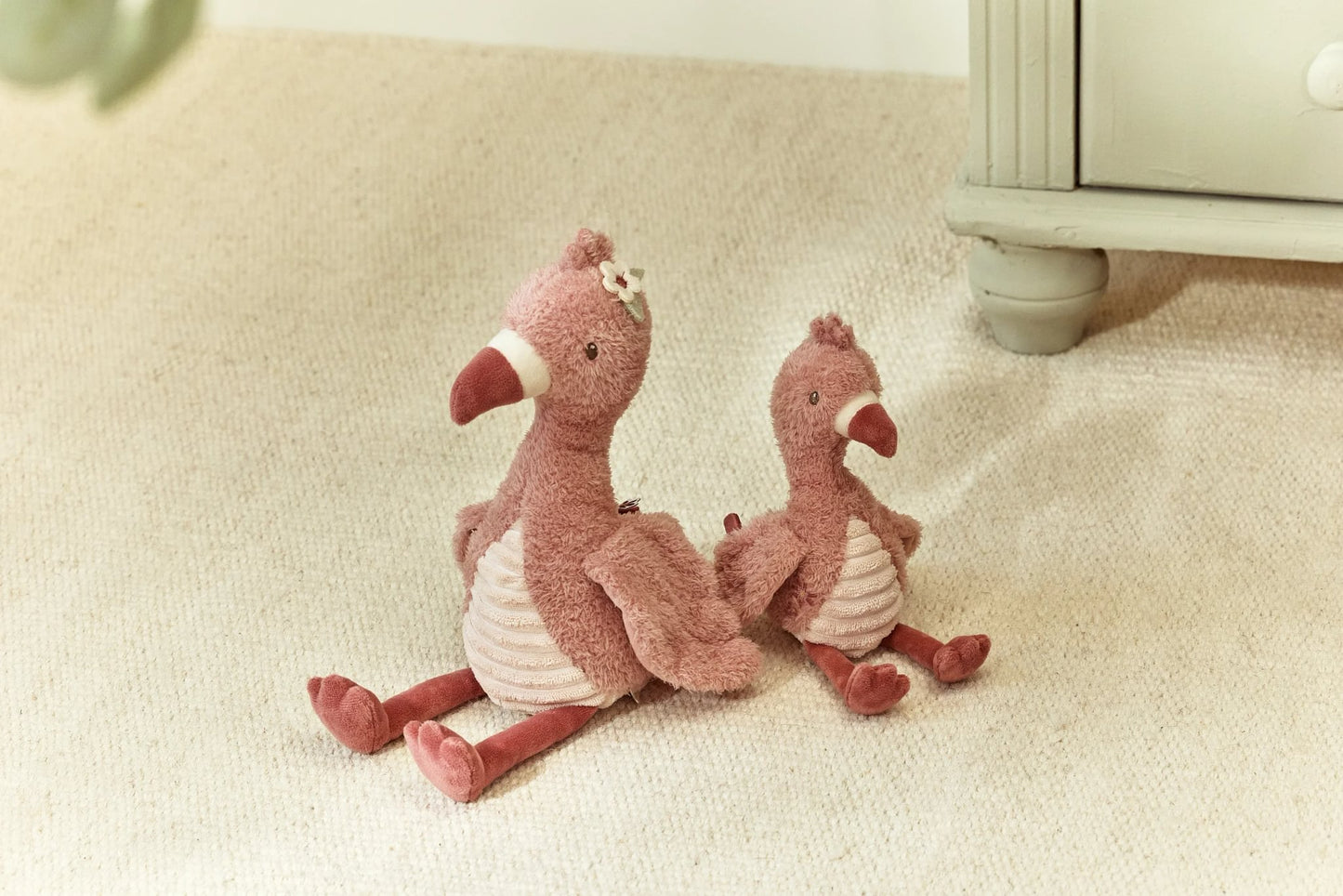 Knuffel flamingo 17cm