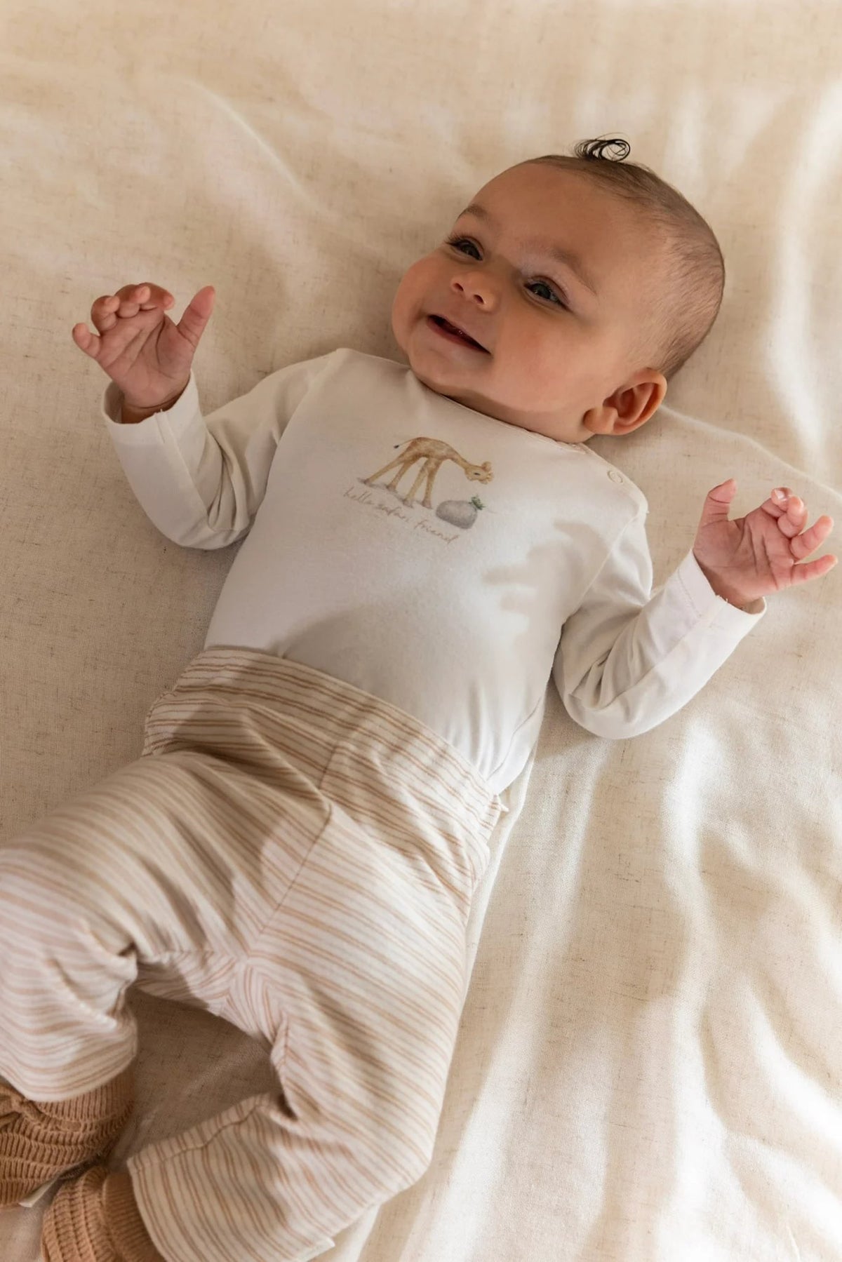 T-shirt Creme Safari