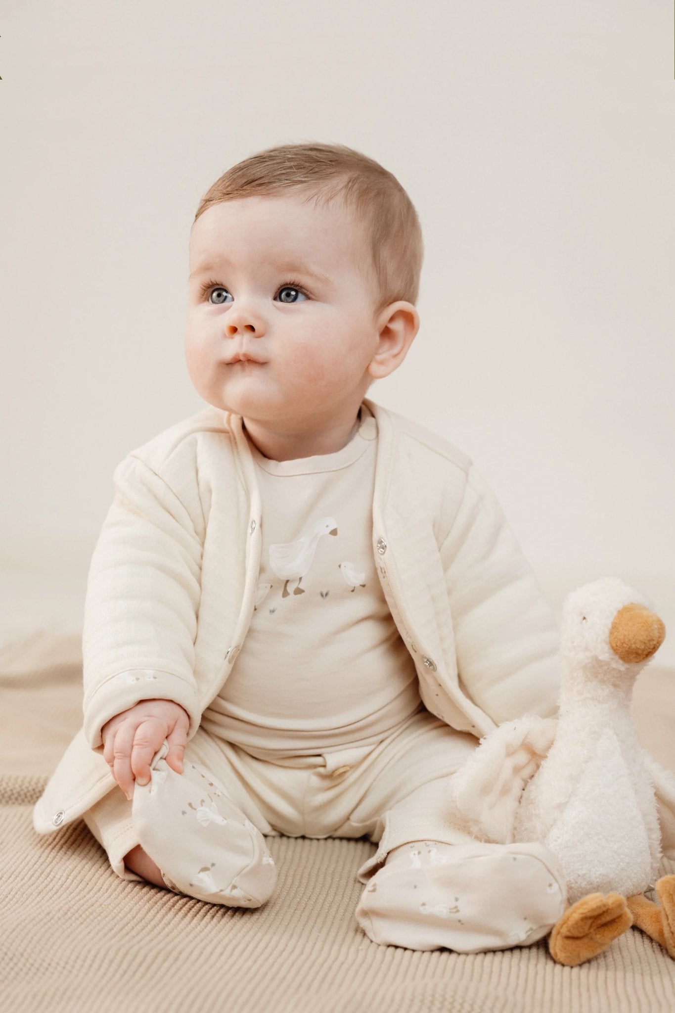 Vest beige Little Goose