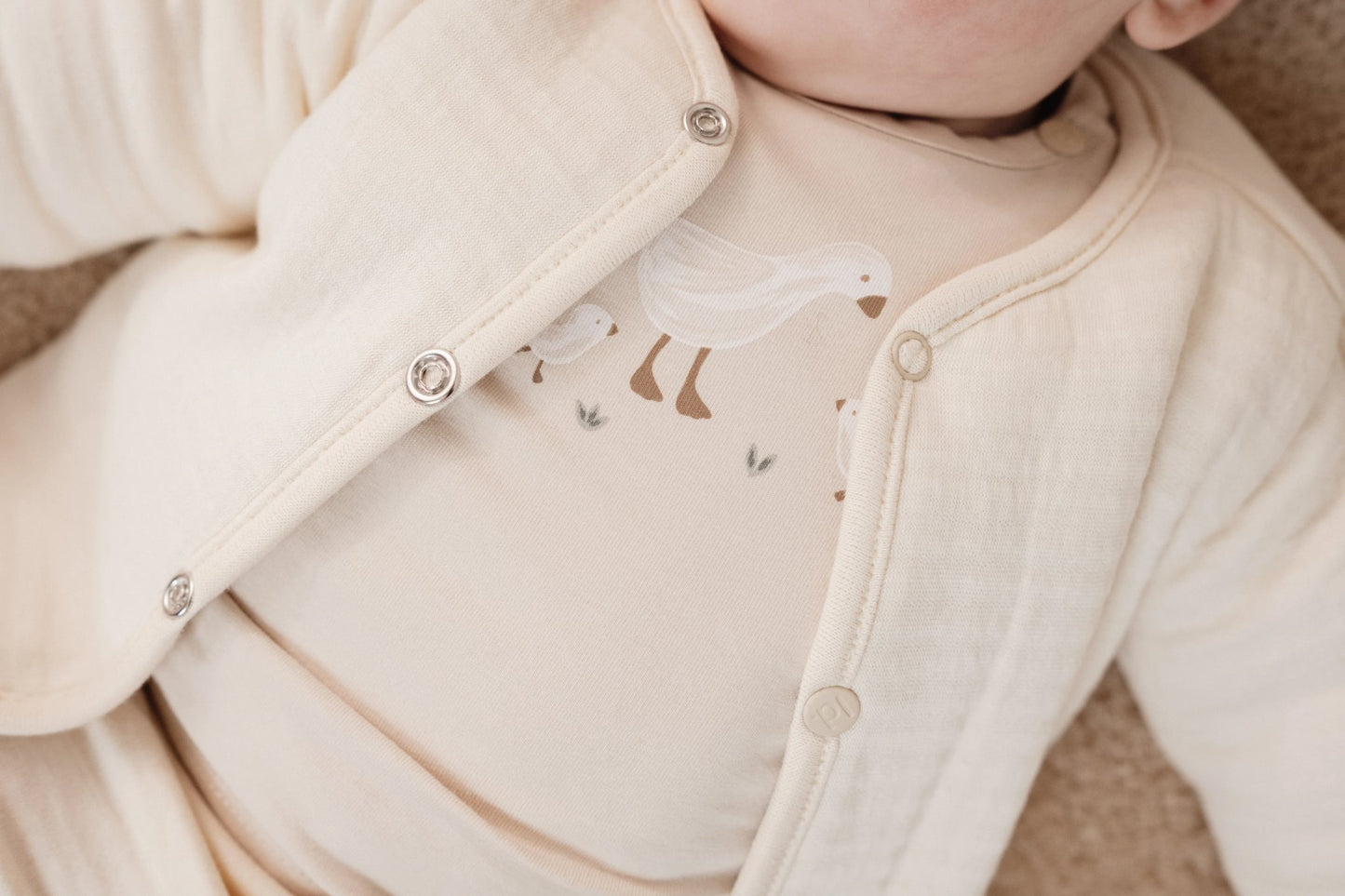 Vest beige Little Goose