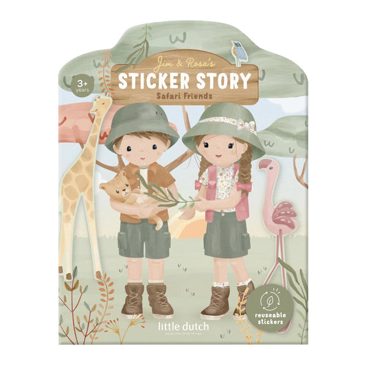 Stickerboek herbruikbaar "Safari"