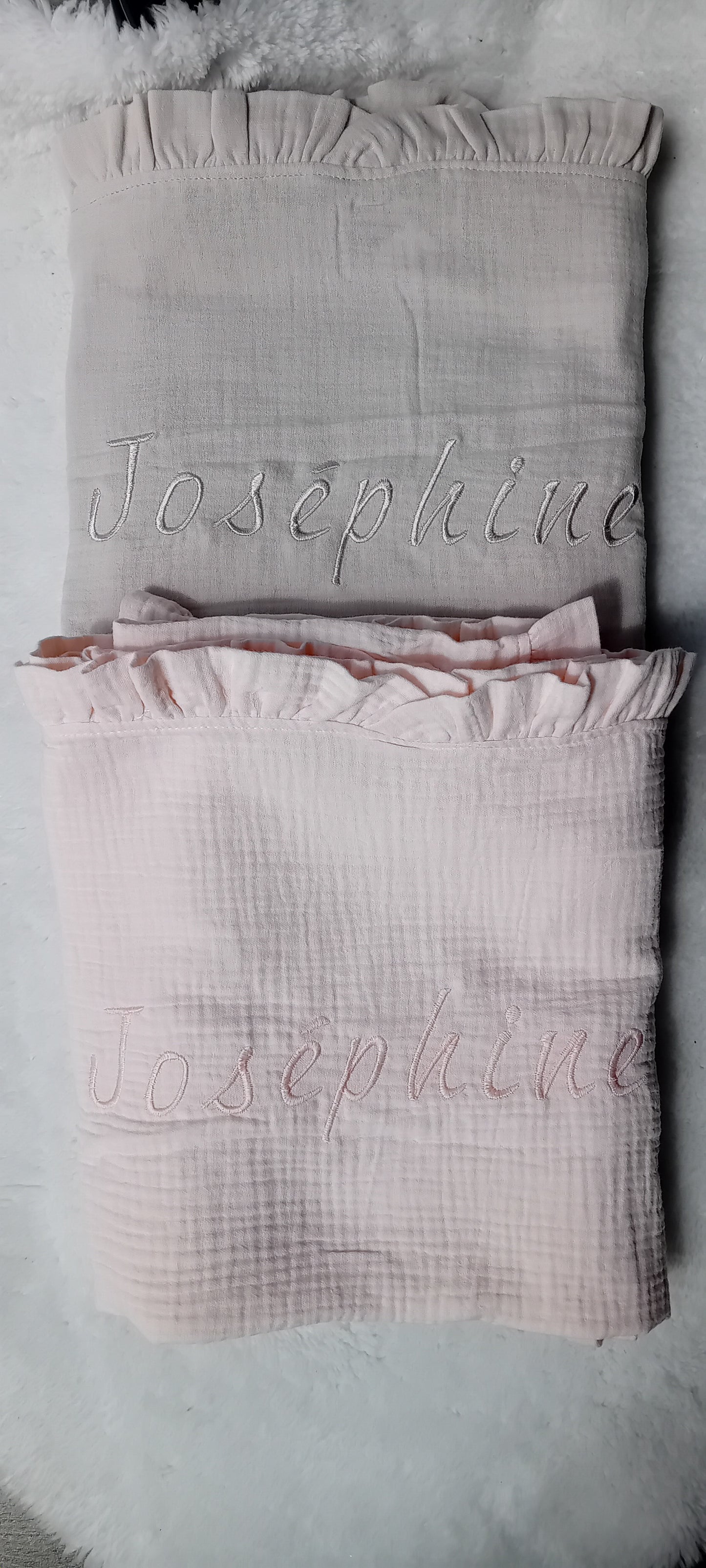 Living Nature deken Delphine roze
