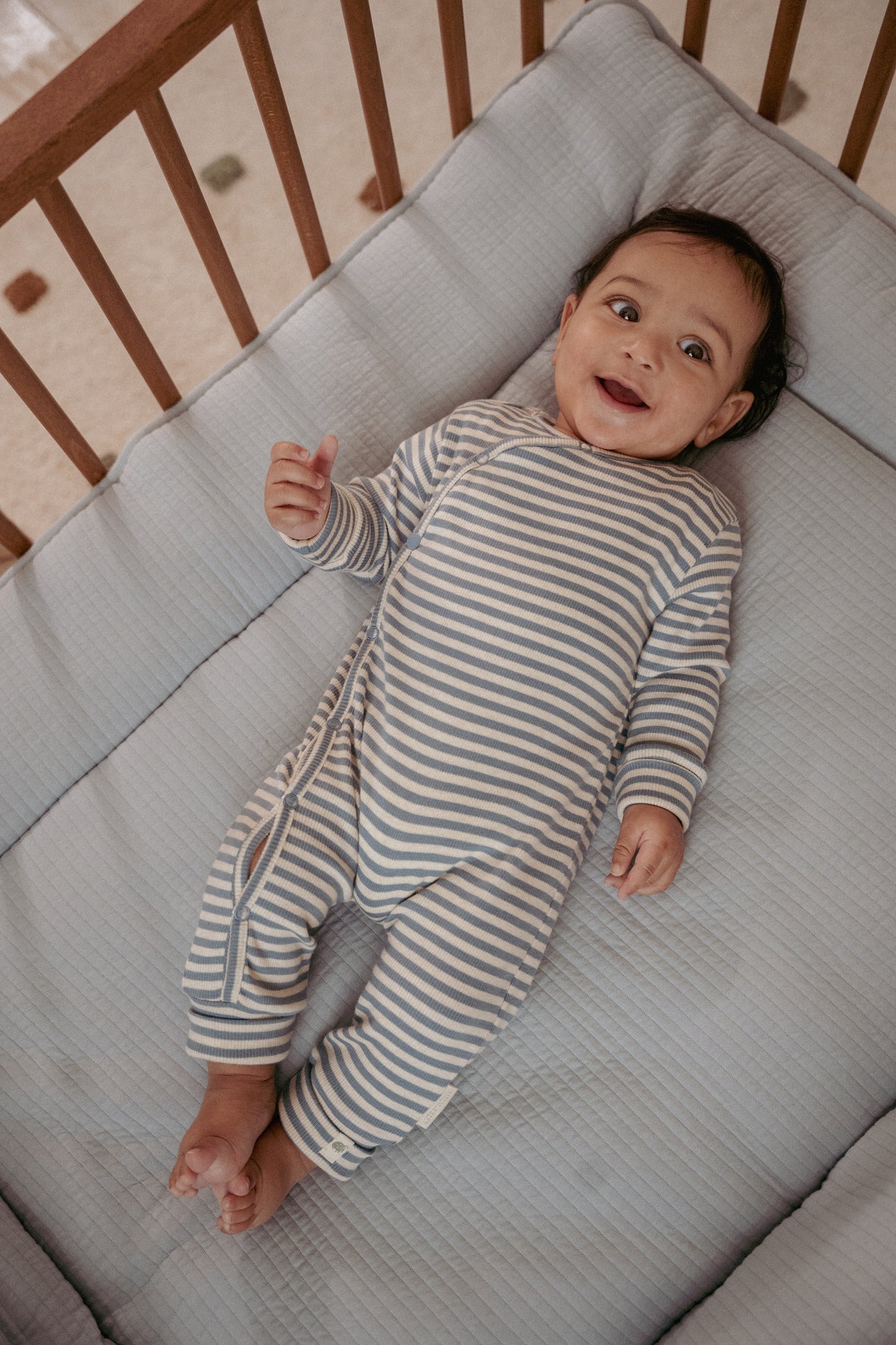 Boxpakje Stone Blue Stripe maat 74