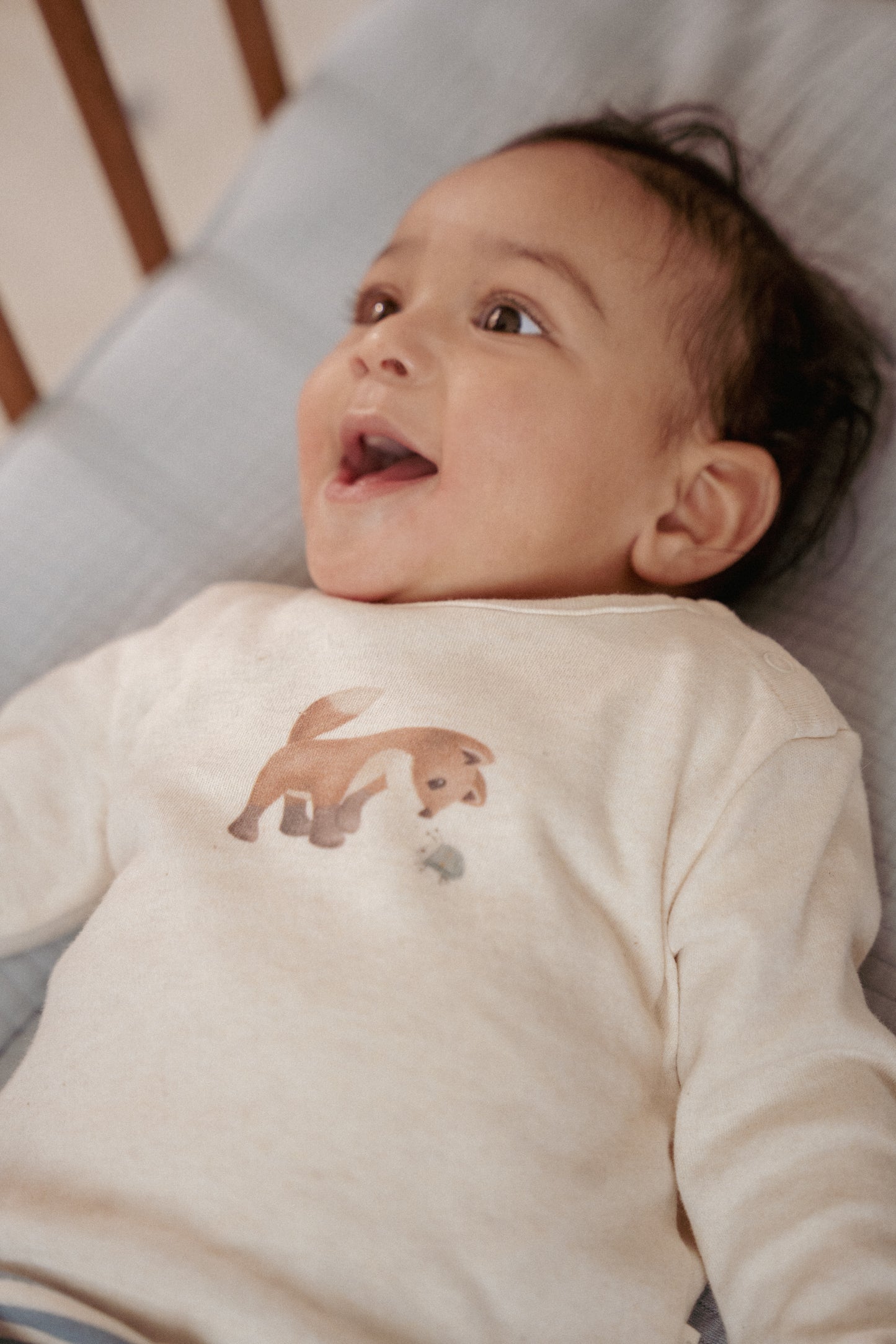 T-shirt lange mouw Zand Forest Friends maat 68