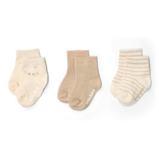3-pack sokken meerkleurig Little Goose
