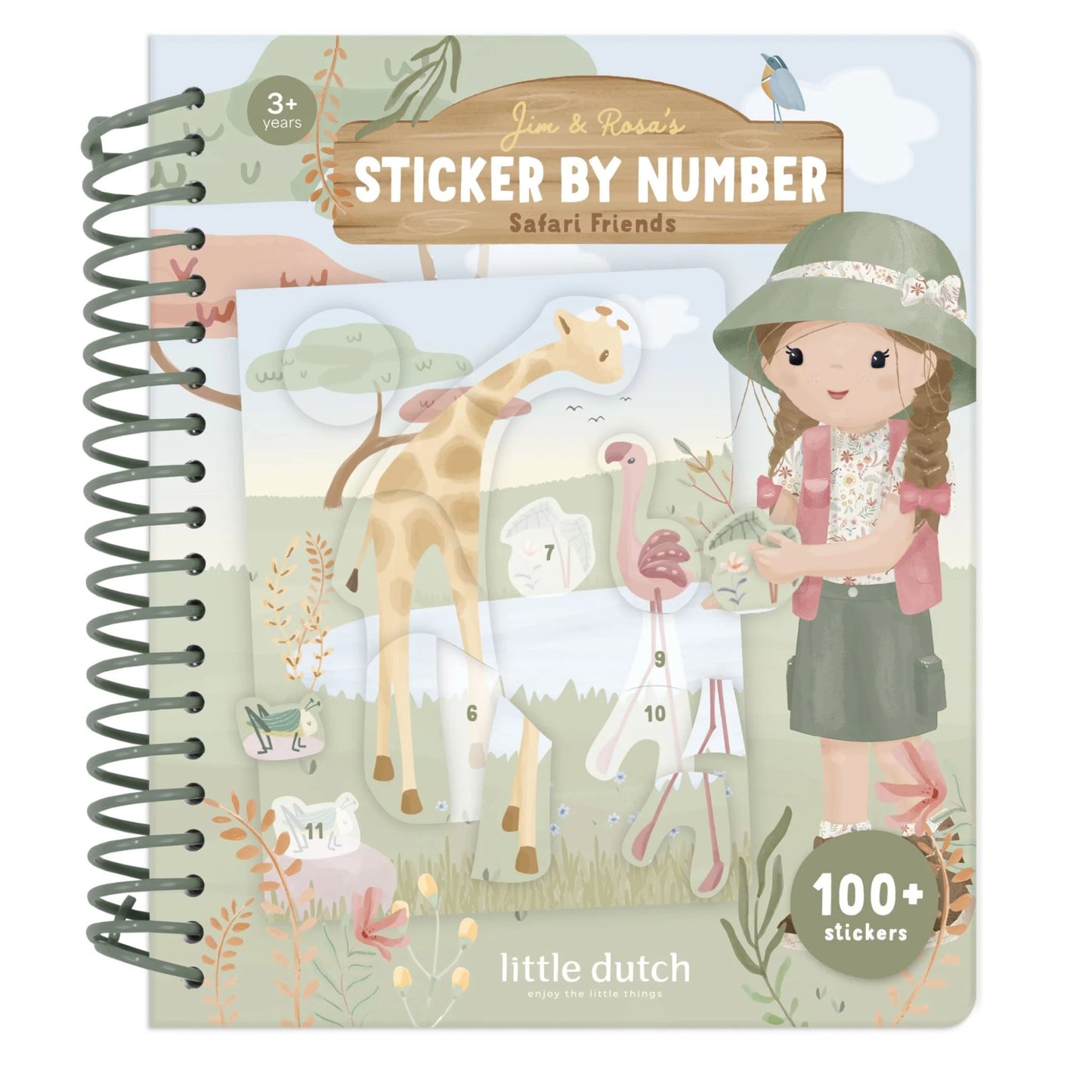 Stickerboek op nummer "Rosa"