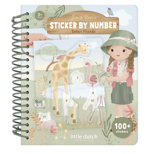 Stickerboek op nummer "Rosa"
