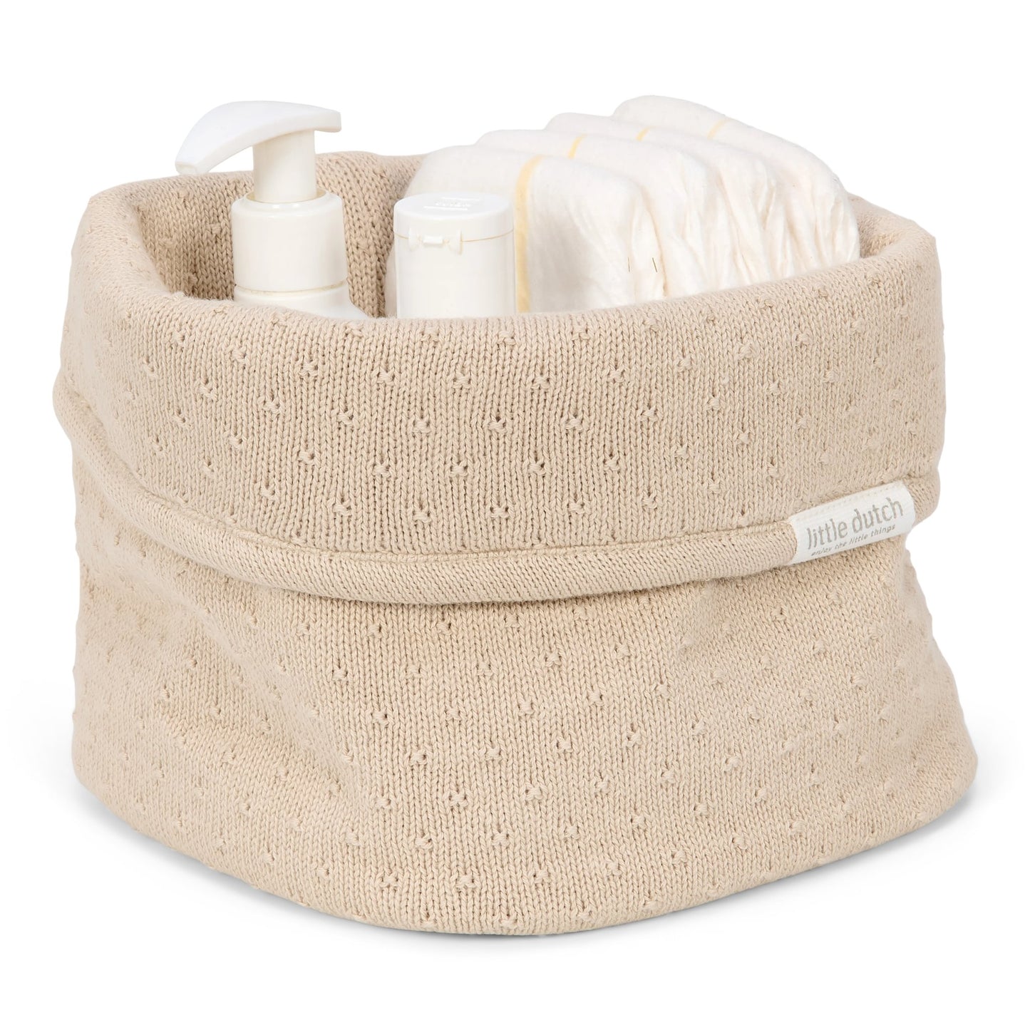 Commodemandje klein "Pure Soft Beige"