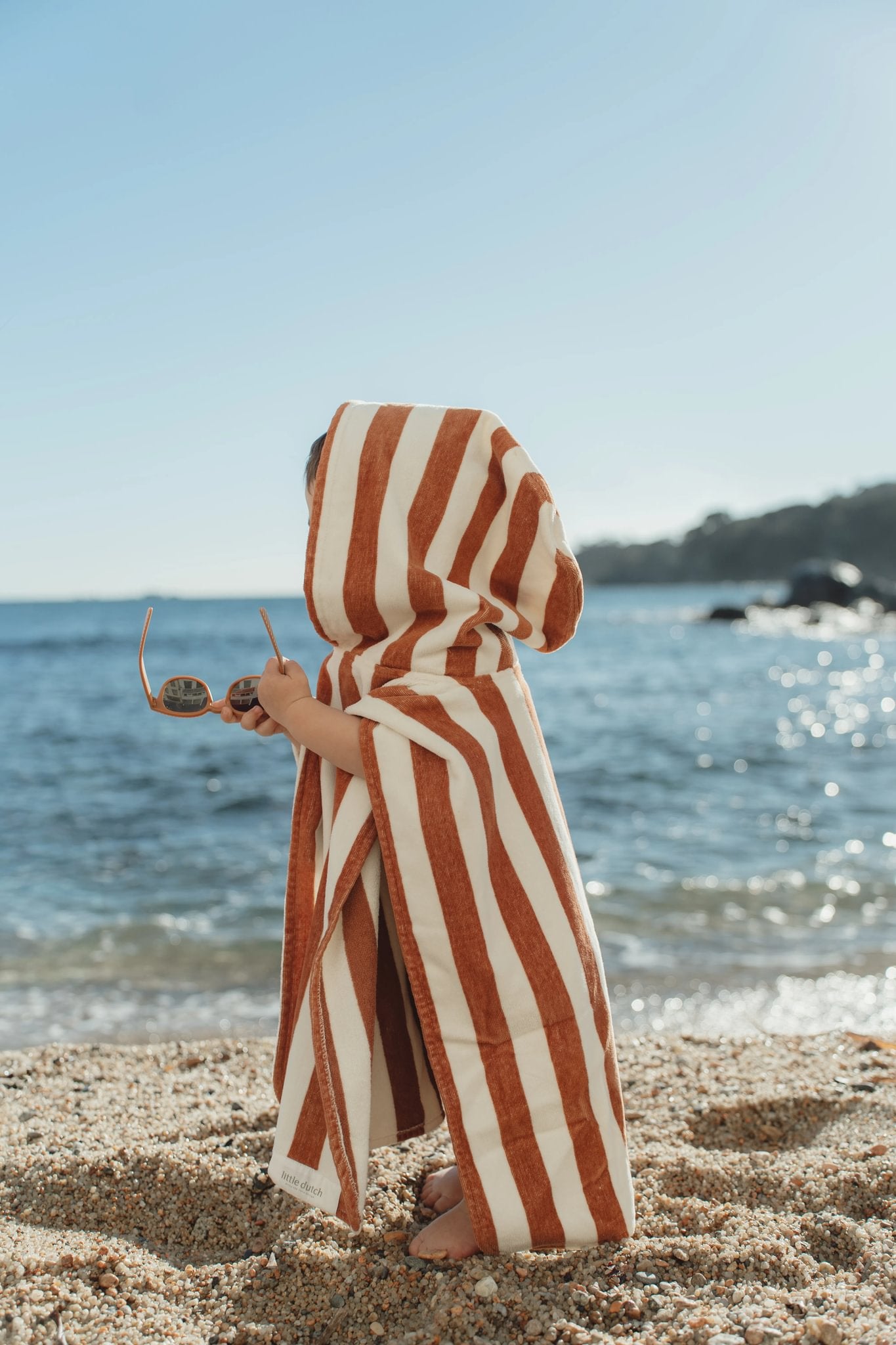Badponcho Ocean World Brown Stripes