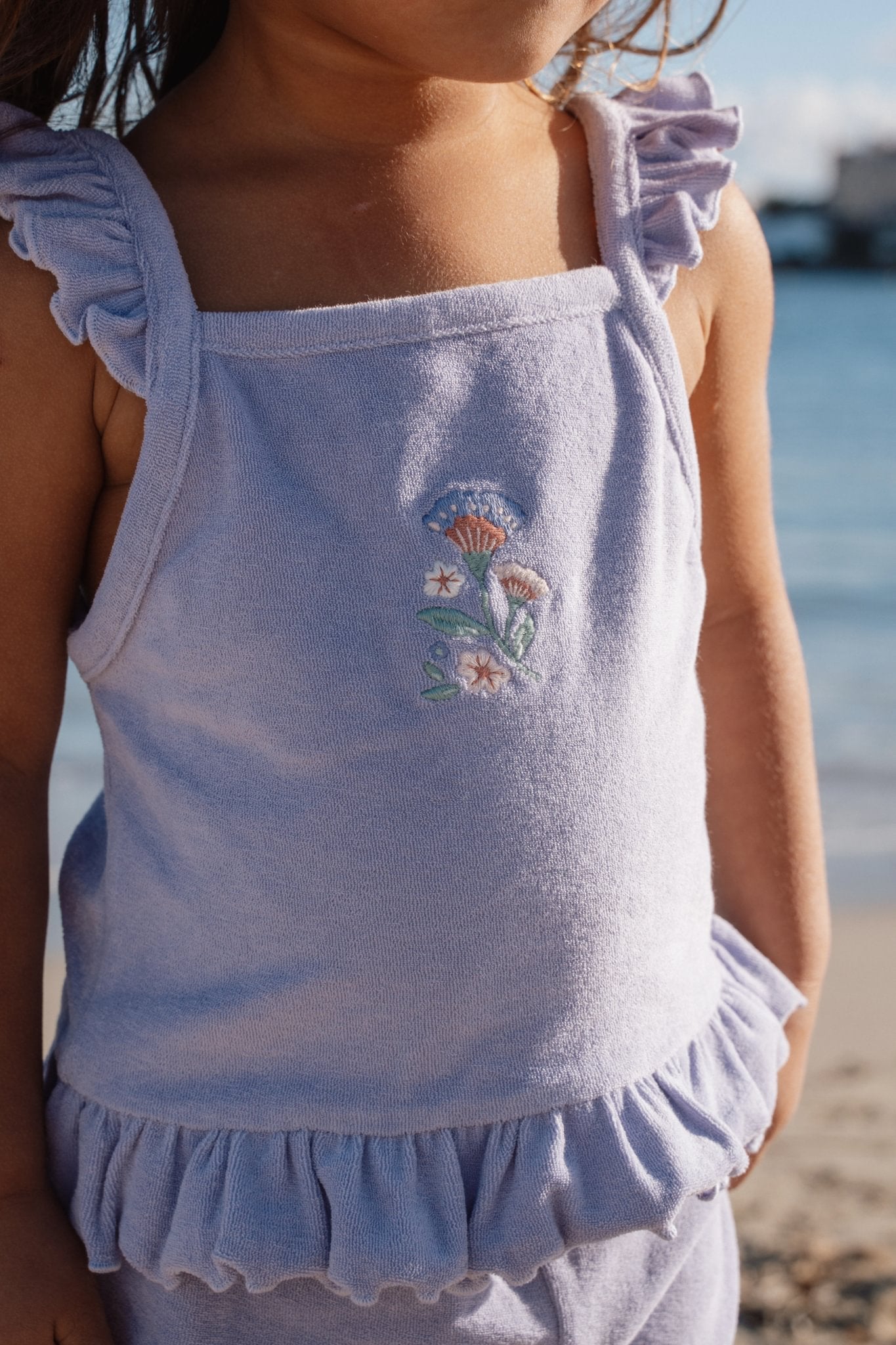 Top en short Dreamy Purple