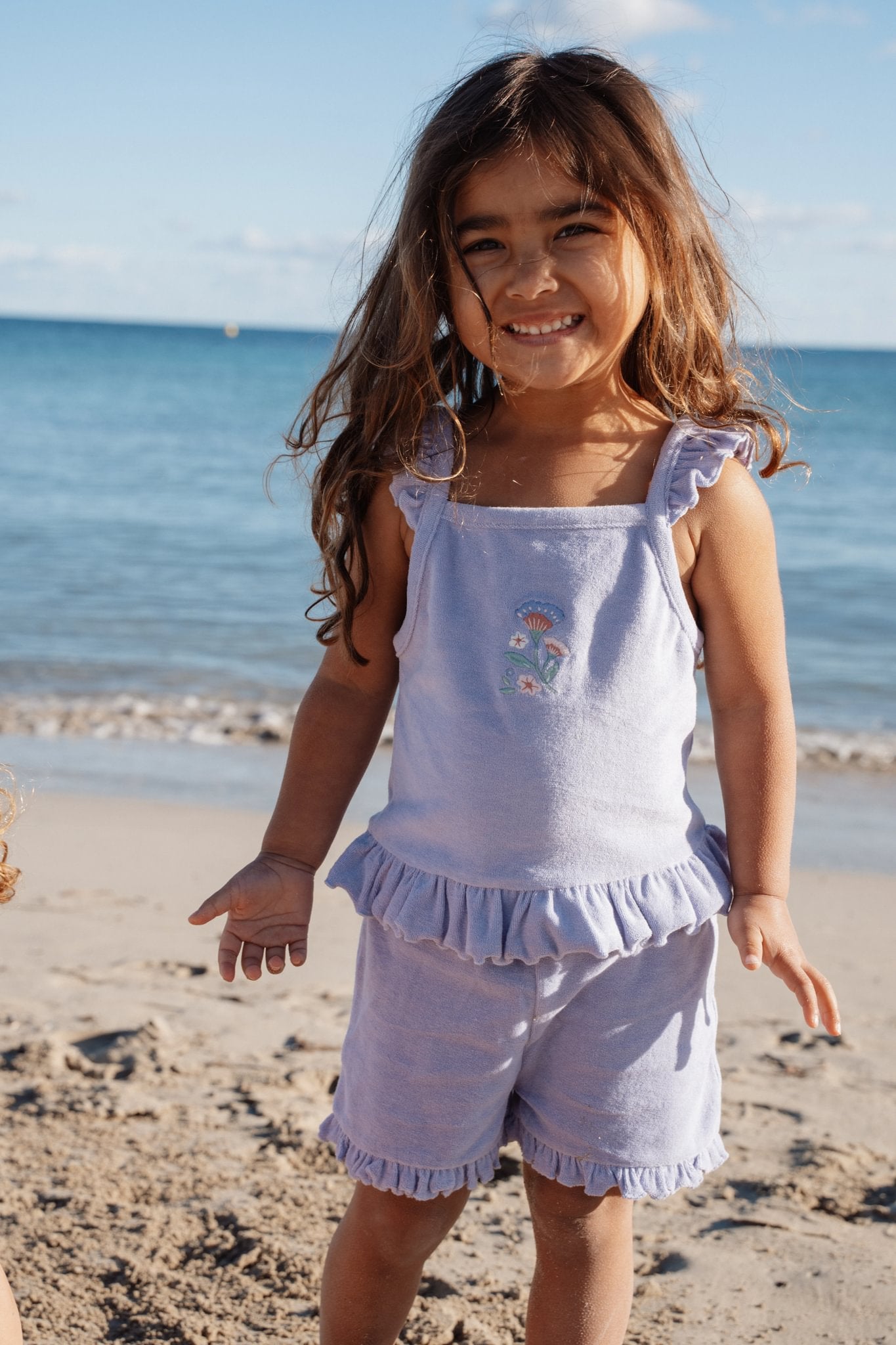 Top en short Dreamy Purple