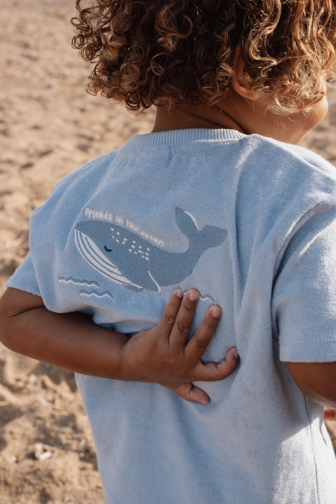 T-shirt en short Ocean World Blue