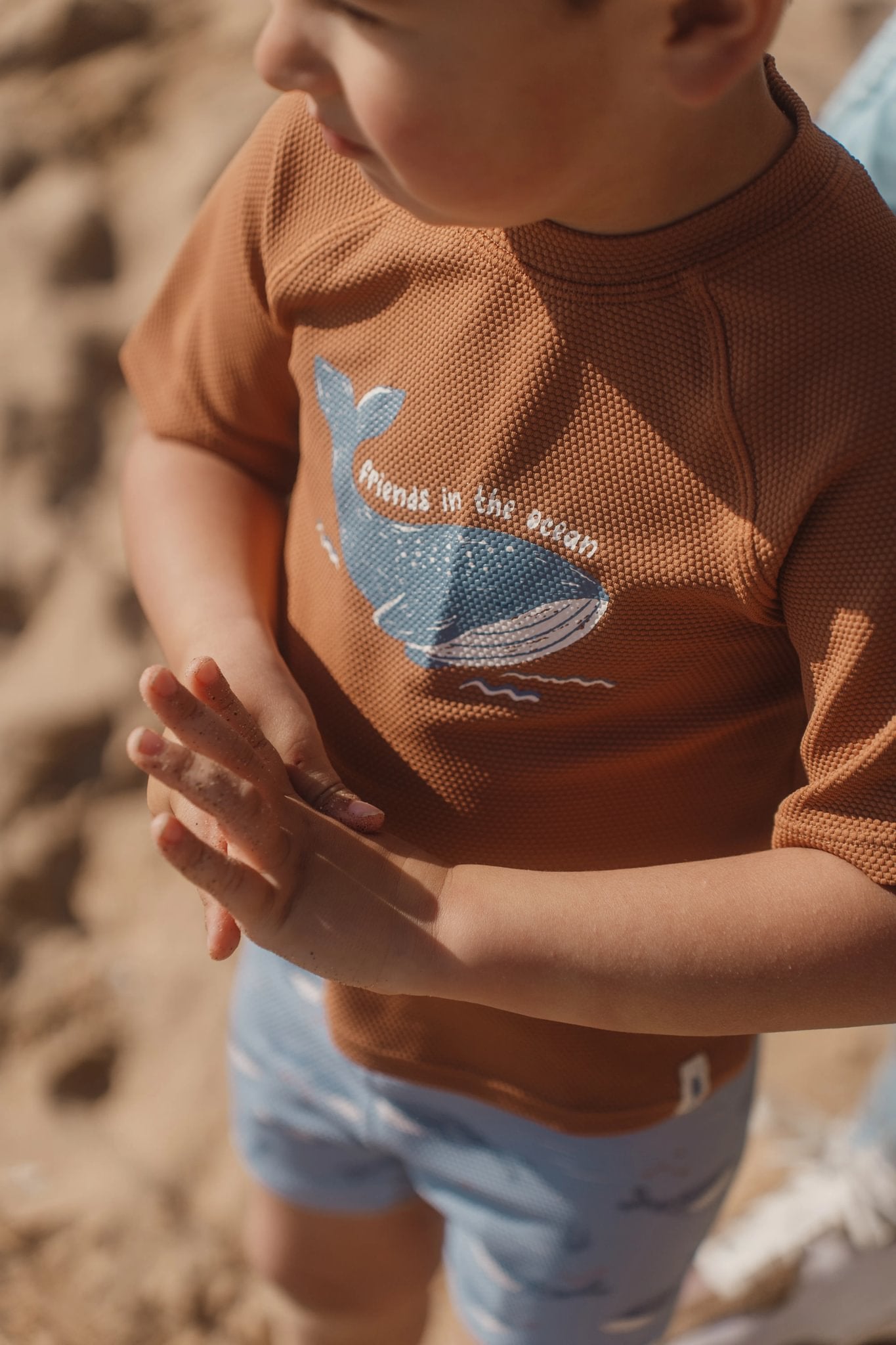 Zwem shirt Sunny Brown