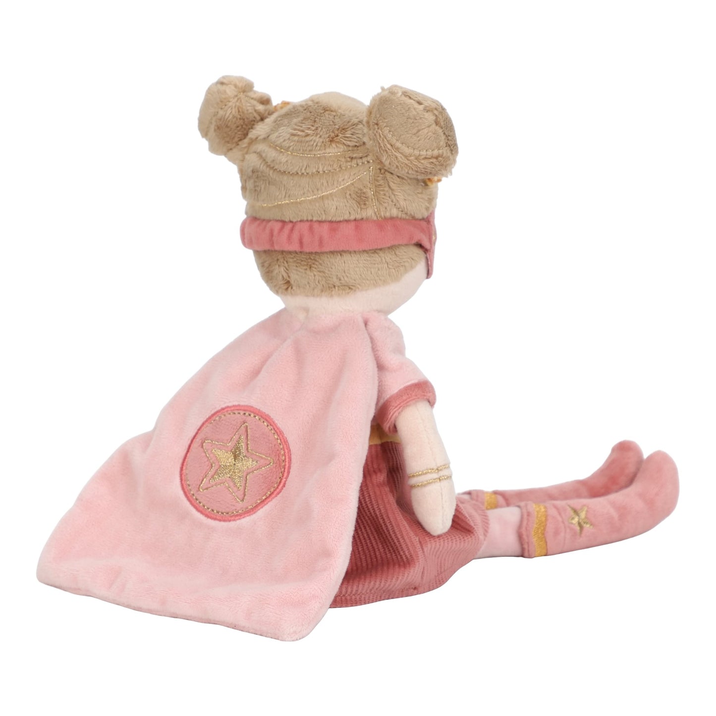 Knuffelpop "Superheld Rosa" 35cm