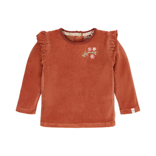 T-shirt lange mouw "Deep Berry"